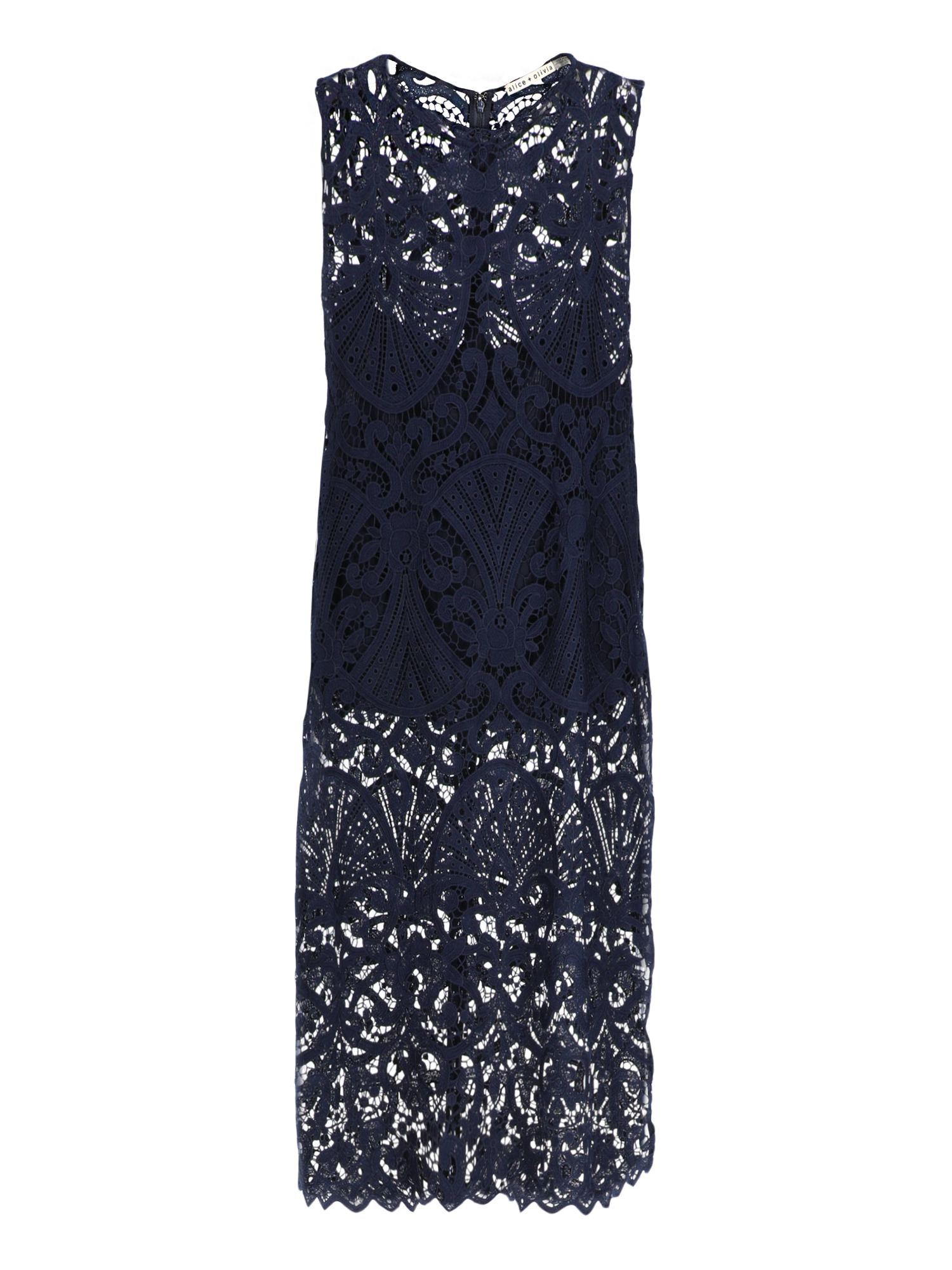 Pre-owned Alice And Olivia Dresses In Navy