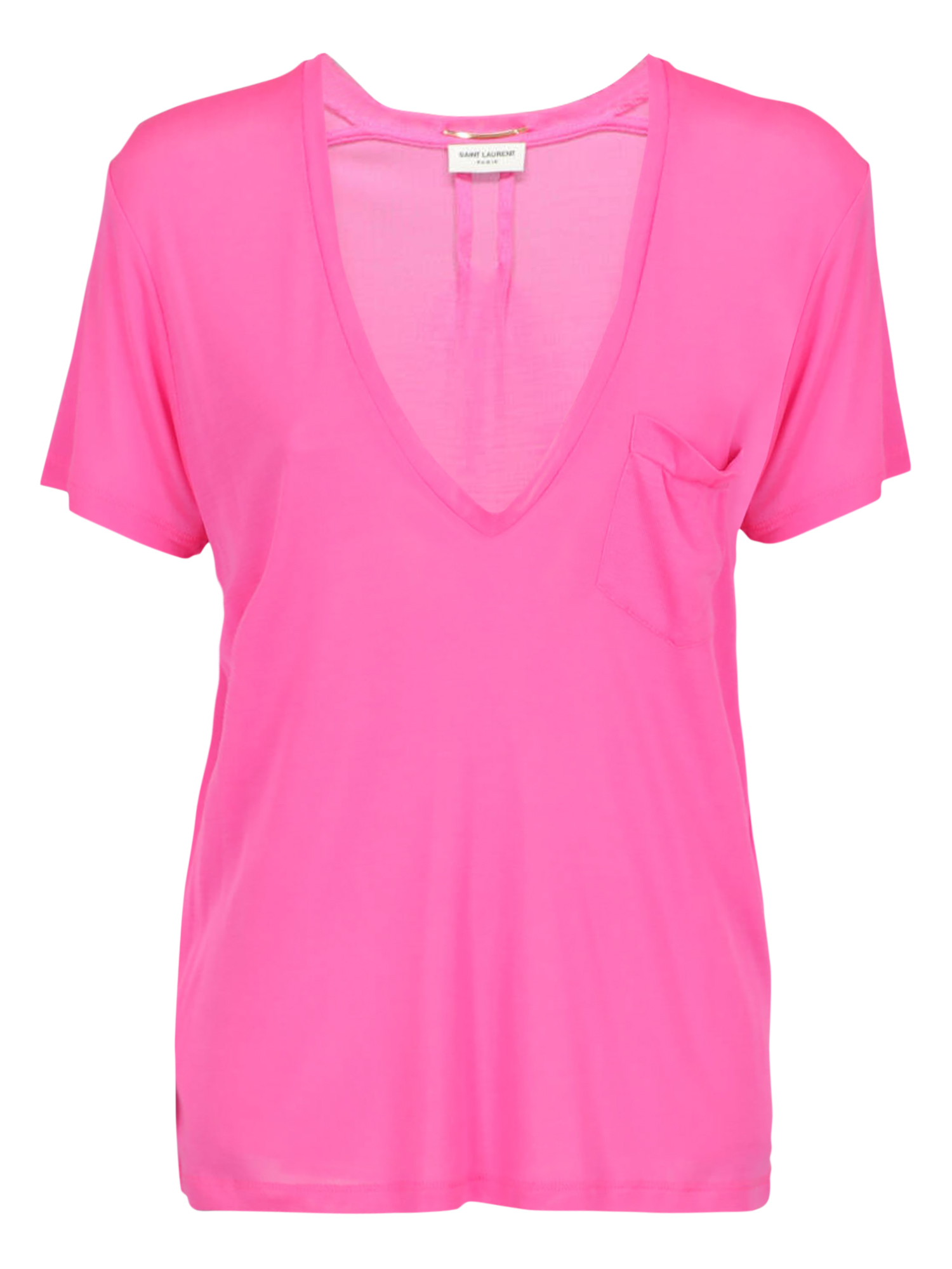 T-shirts Et Tops Pour Femme - Saint Laurent - En Silk Pink - Taille:  -