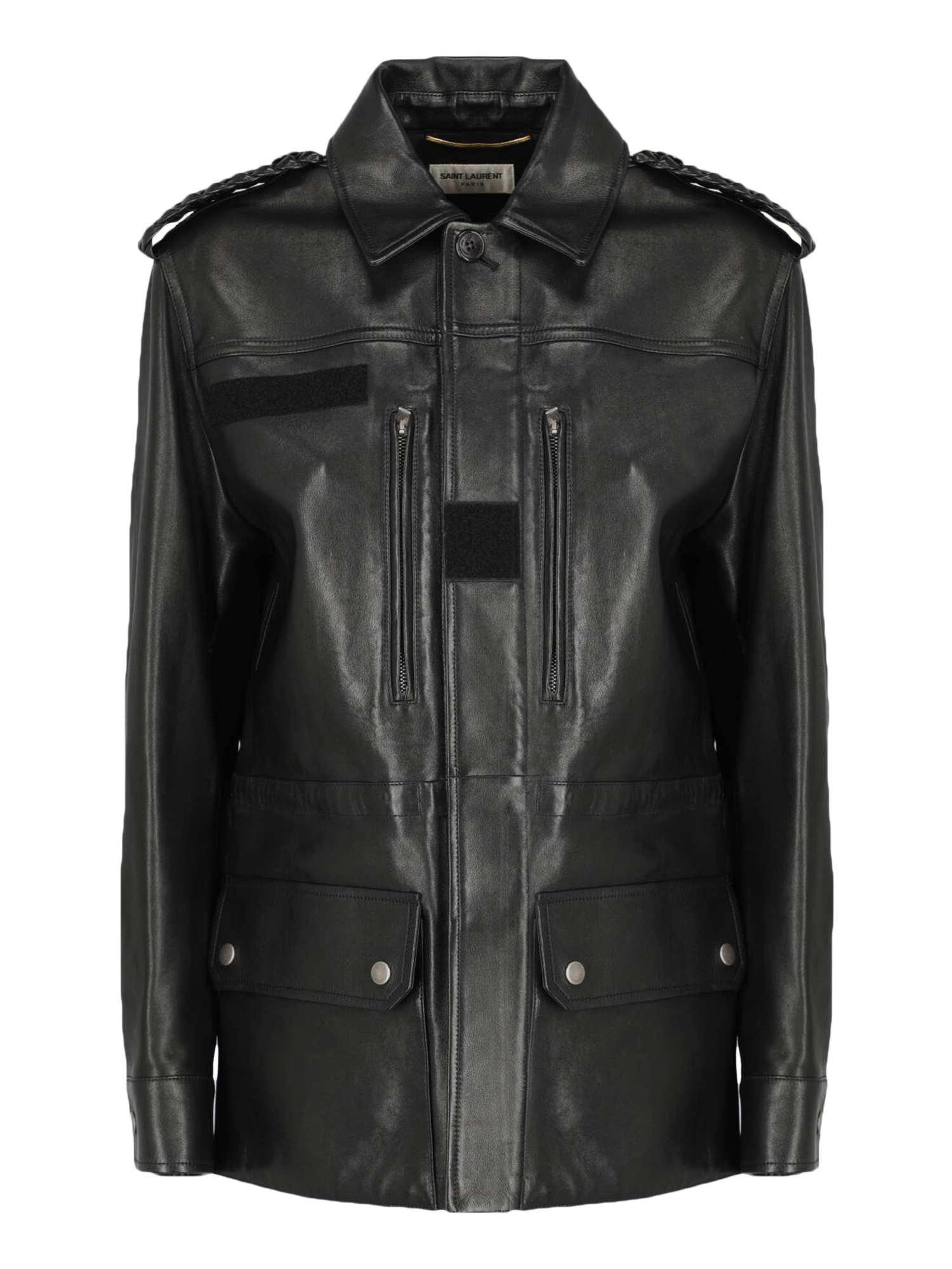 Pre-owned Saint Laurent Women's Jackets -  - In Black Leather