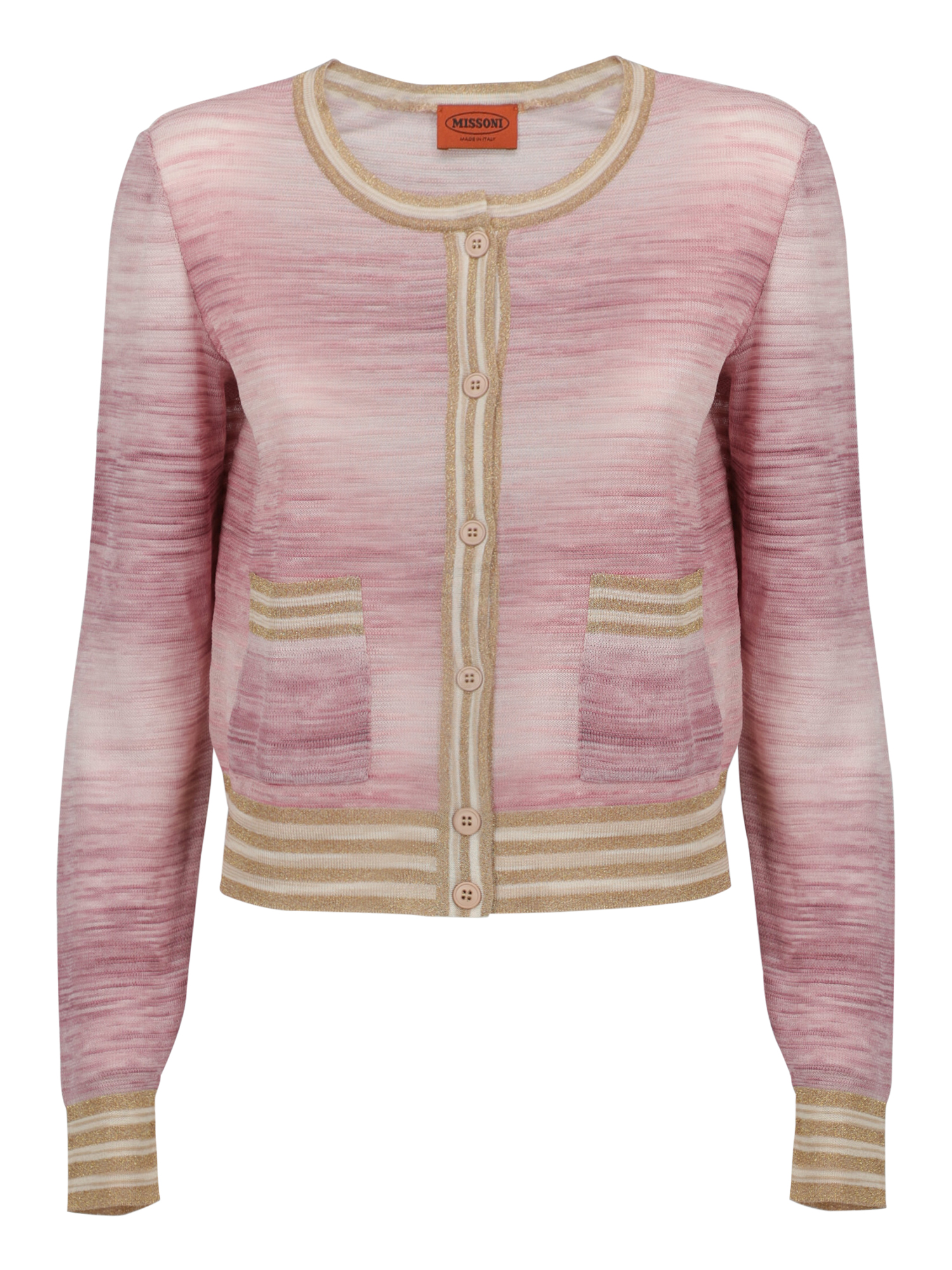 Missoni Femme Pulls et sweat-shirts Gold, Pink Synthetic Fibers