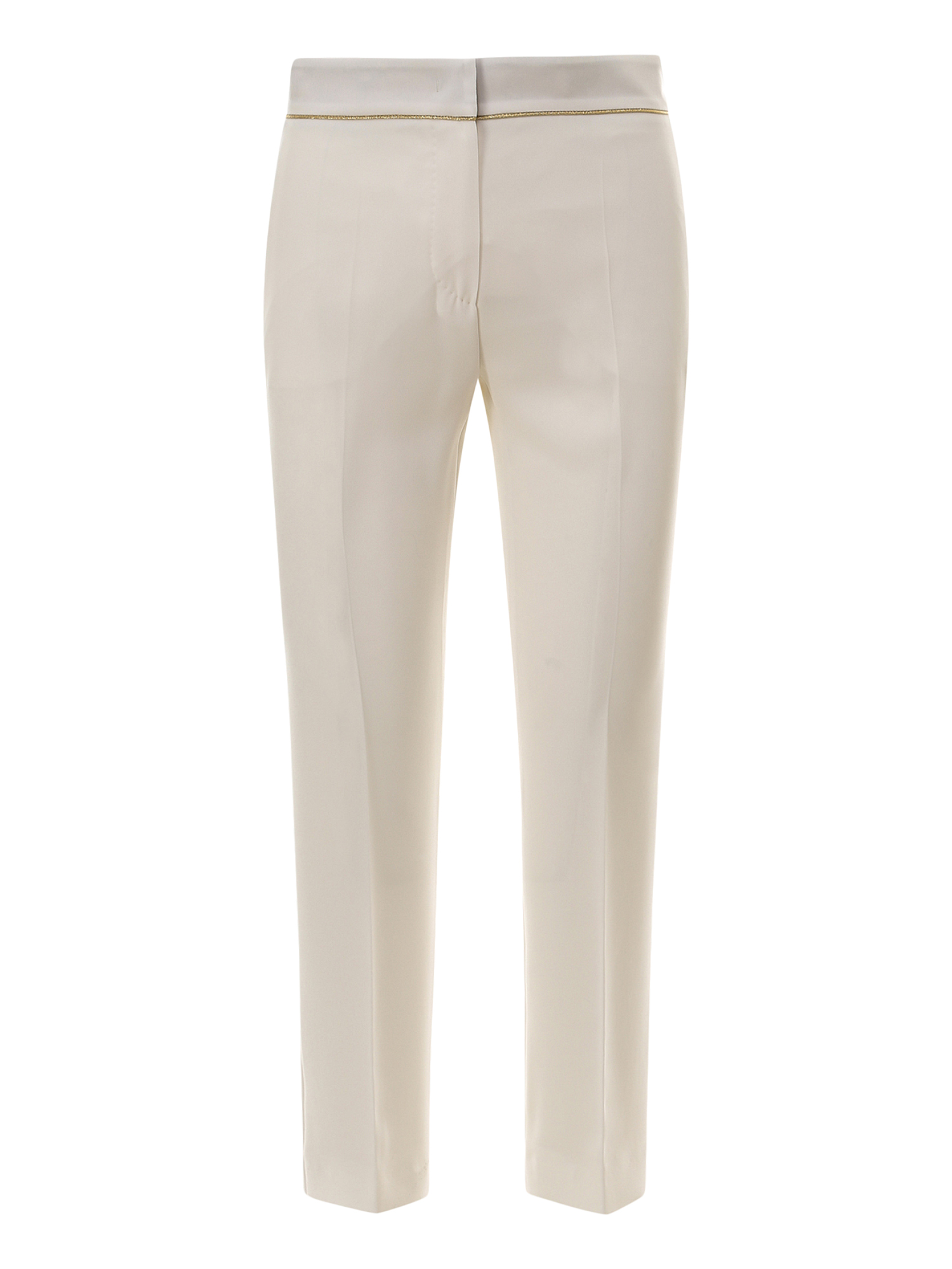 Trouser with lurex detail