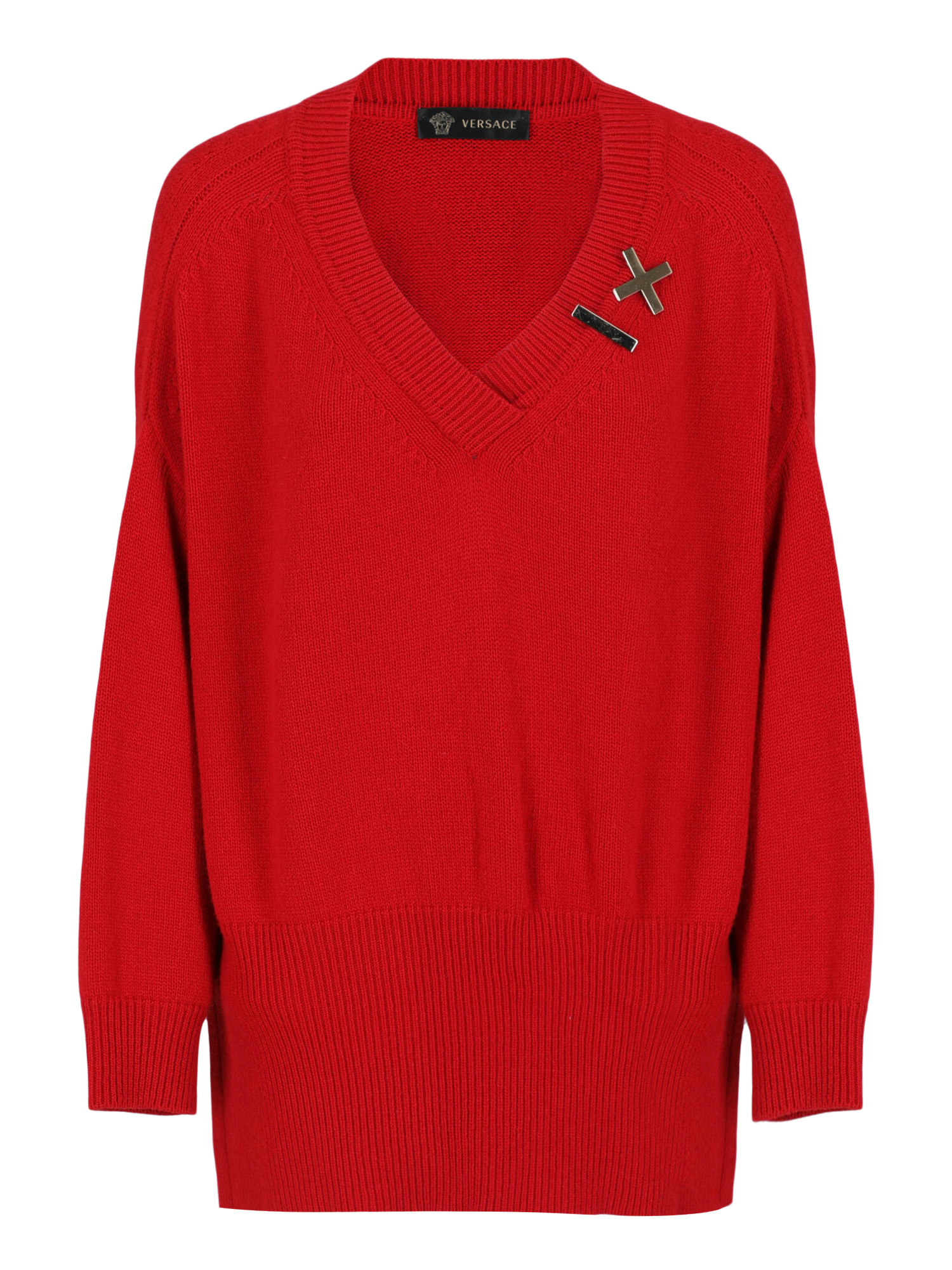 Pre-owned Versace Women's Knitwear & Sweatshirts -  - In Red Wool