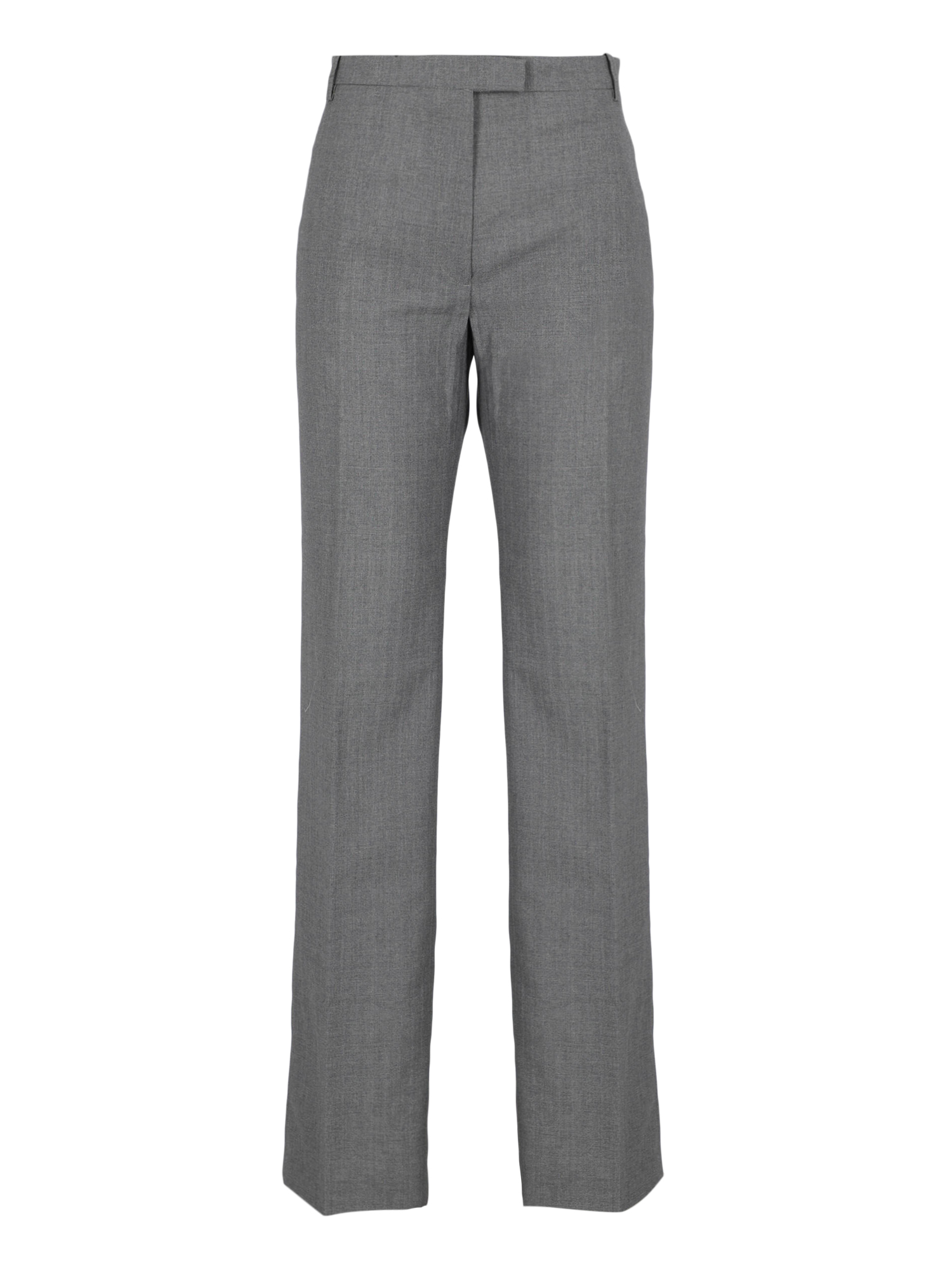 Pre-owned Ann Demeulemesteer Trousers In Grey