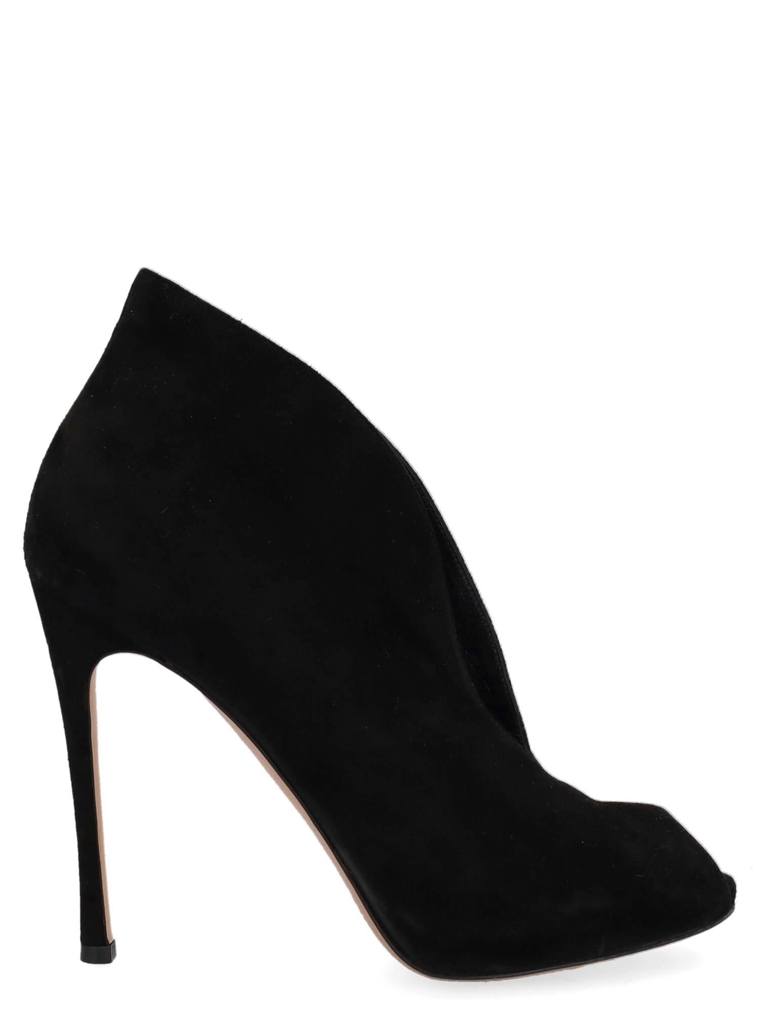 Sandales Pour Femme - Gianvito Rossi - En Leather Black - Taille: IT 39.5 - EU 39.5
