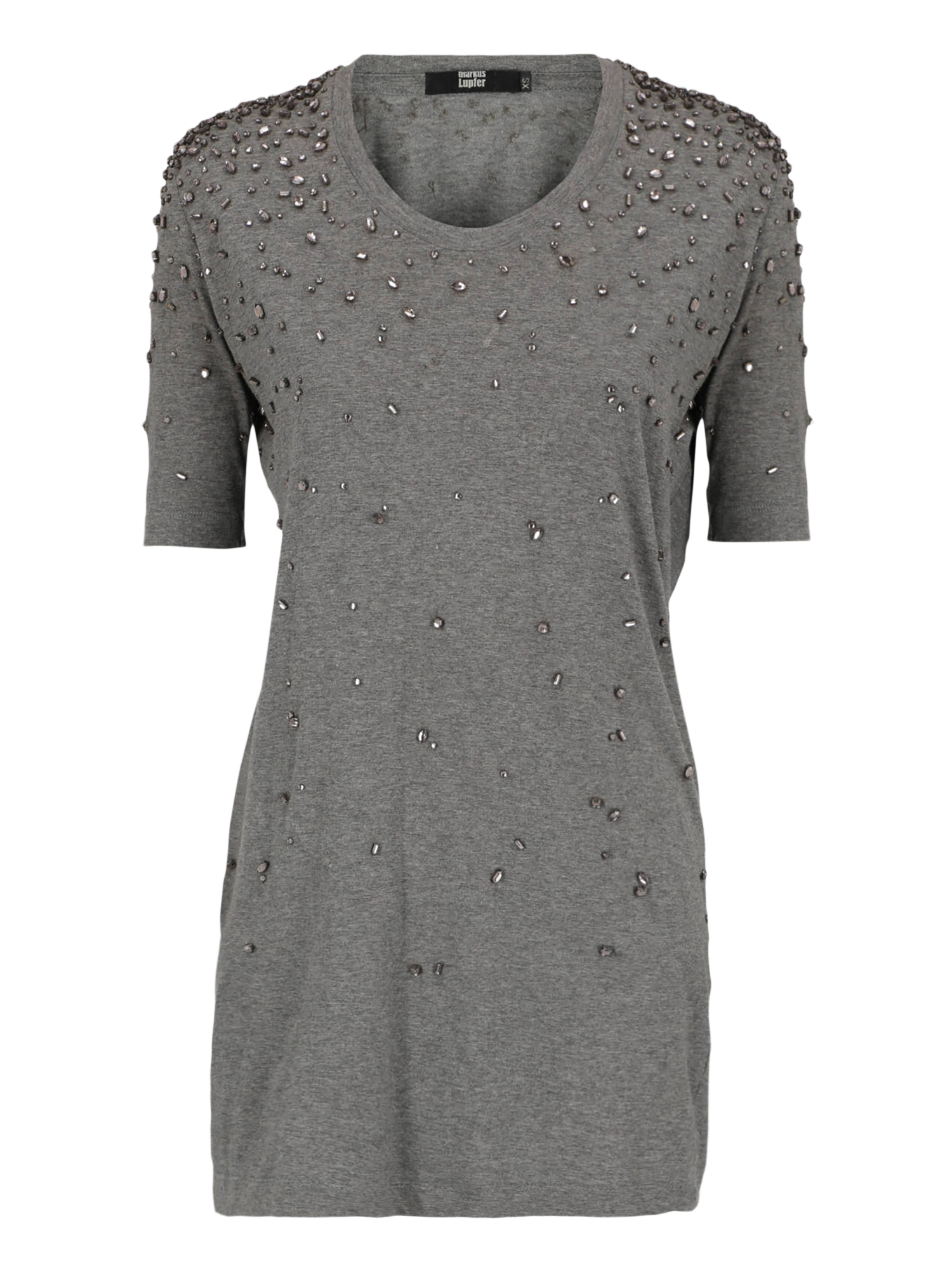 Pre-owned Markus Lupfer Women's T-shirts And Top -  - In Grey Xs