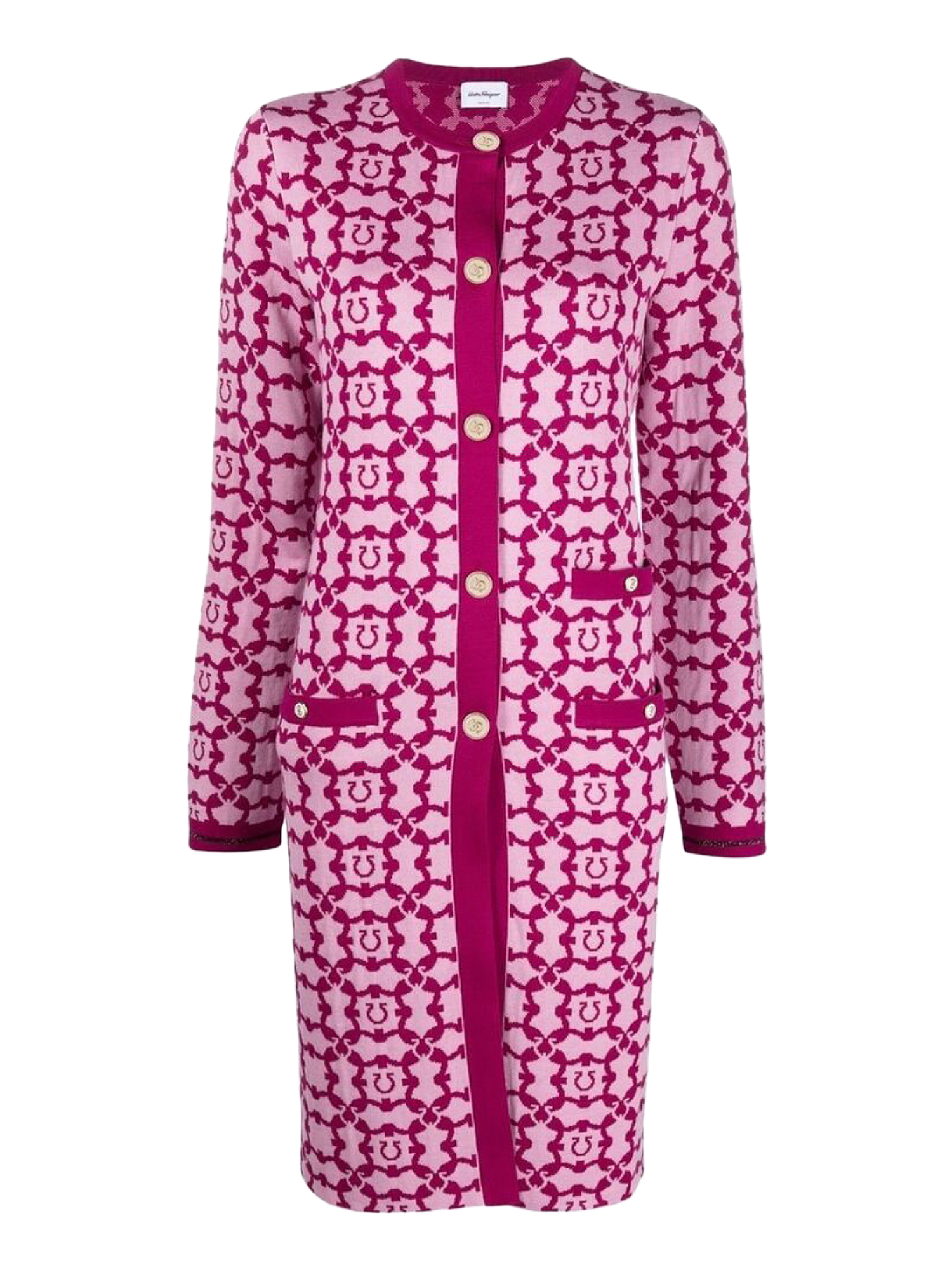 Pulls Et Sweat-shirts Pour Femme - Salvatore Ferragamo - En Wool Pink - Taille:  -