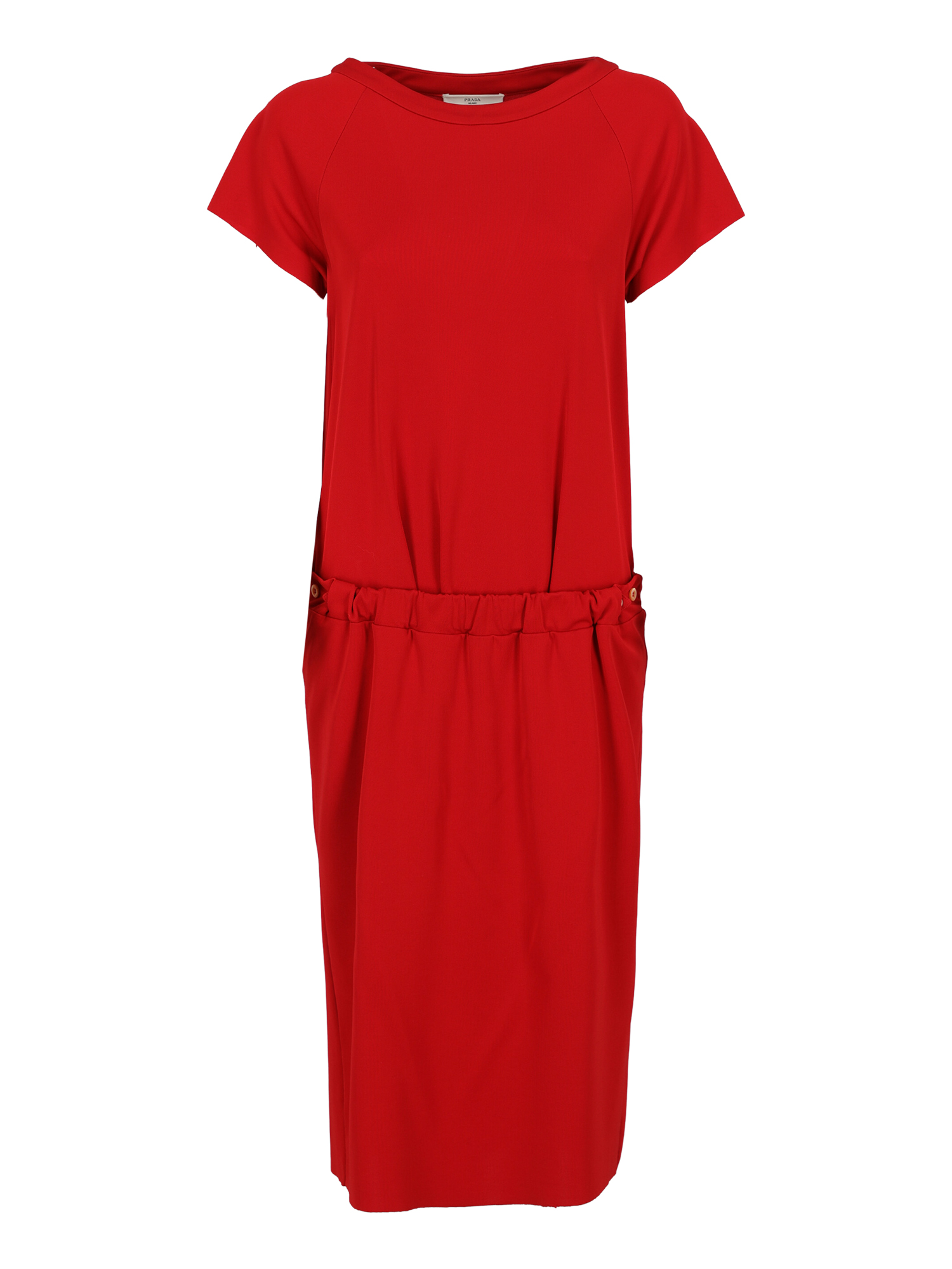 Prada Femme Robes Red Synthetic Fibers