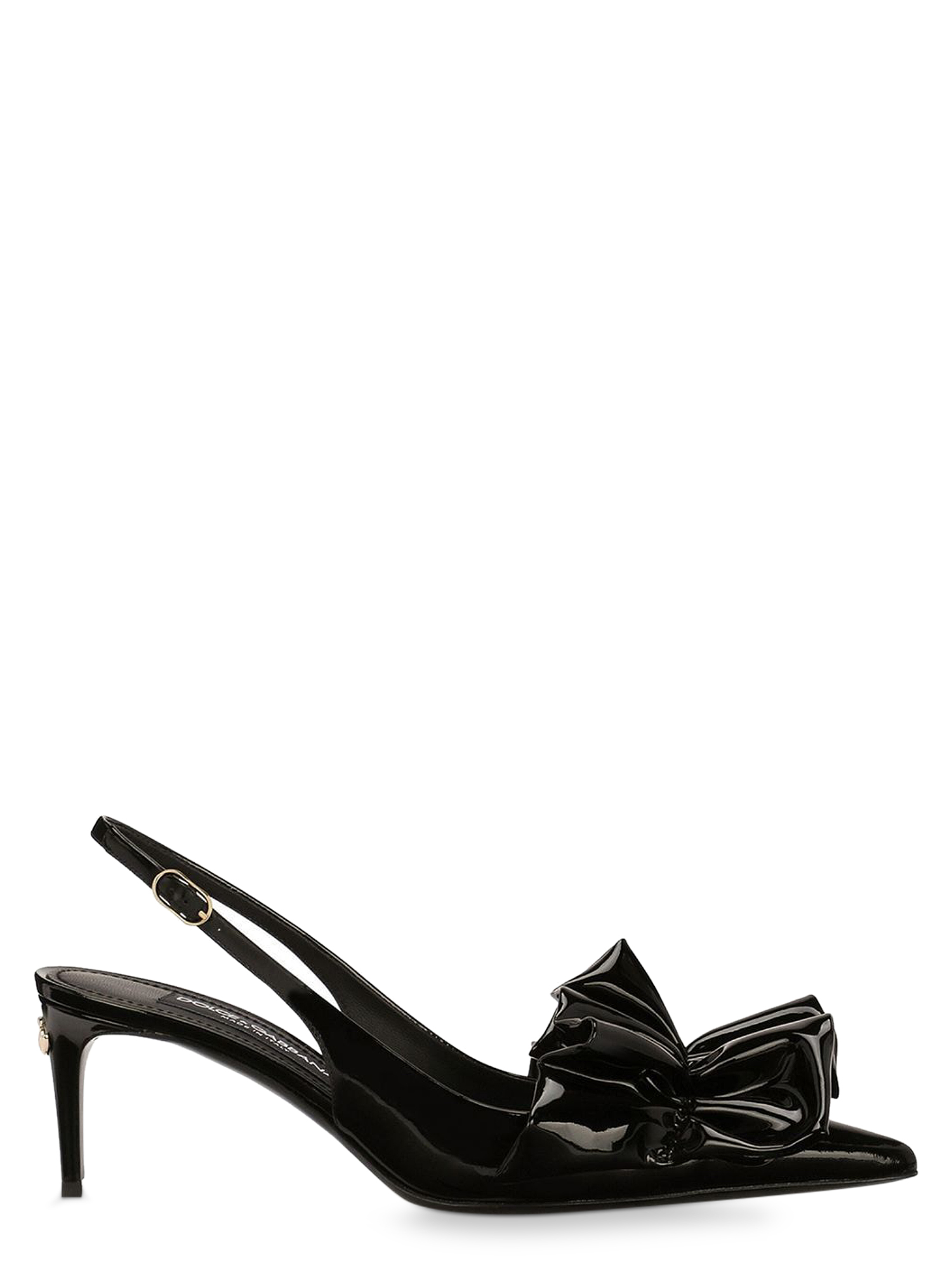 Escarpins Pour Femme - Dolce & Gabbana - En Leather Black - Taille: IT 37 - EU 37