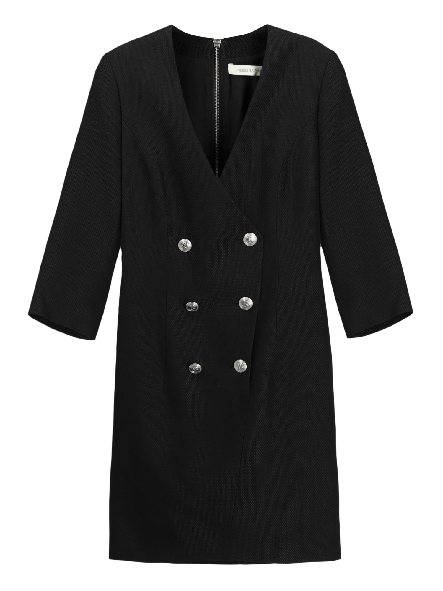 Robes Pour Femme - Balmain - En Cotton Black - Taille:  -