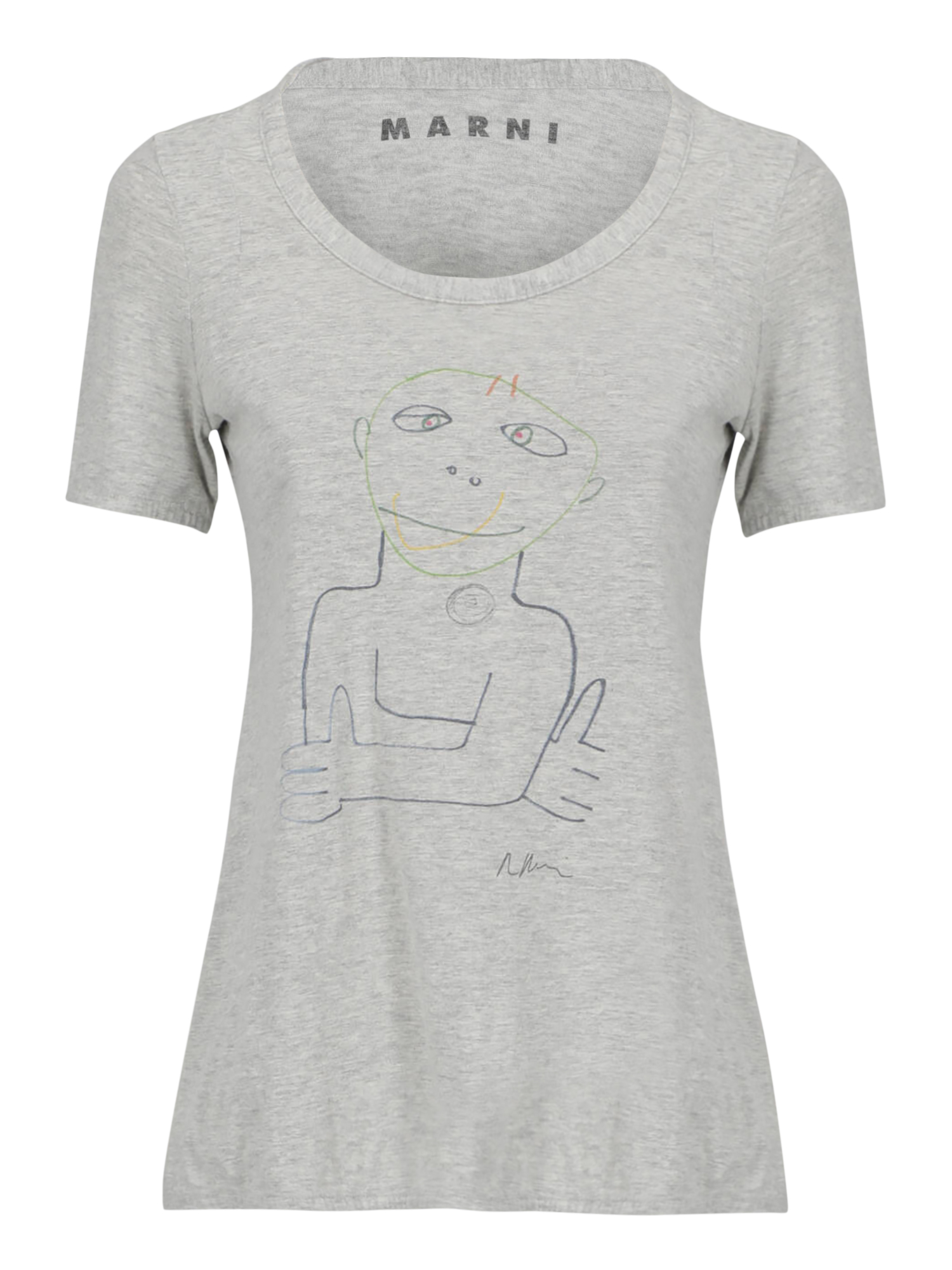 Pre-owned Marni T-shirts And Top In Grey