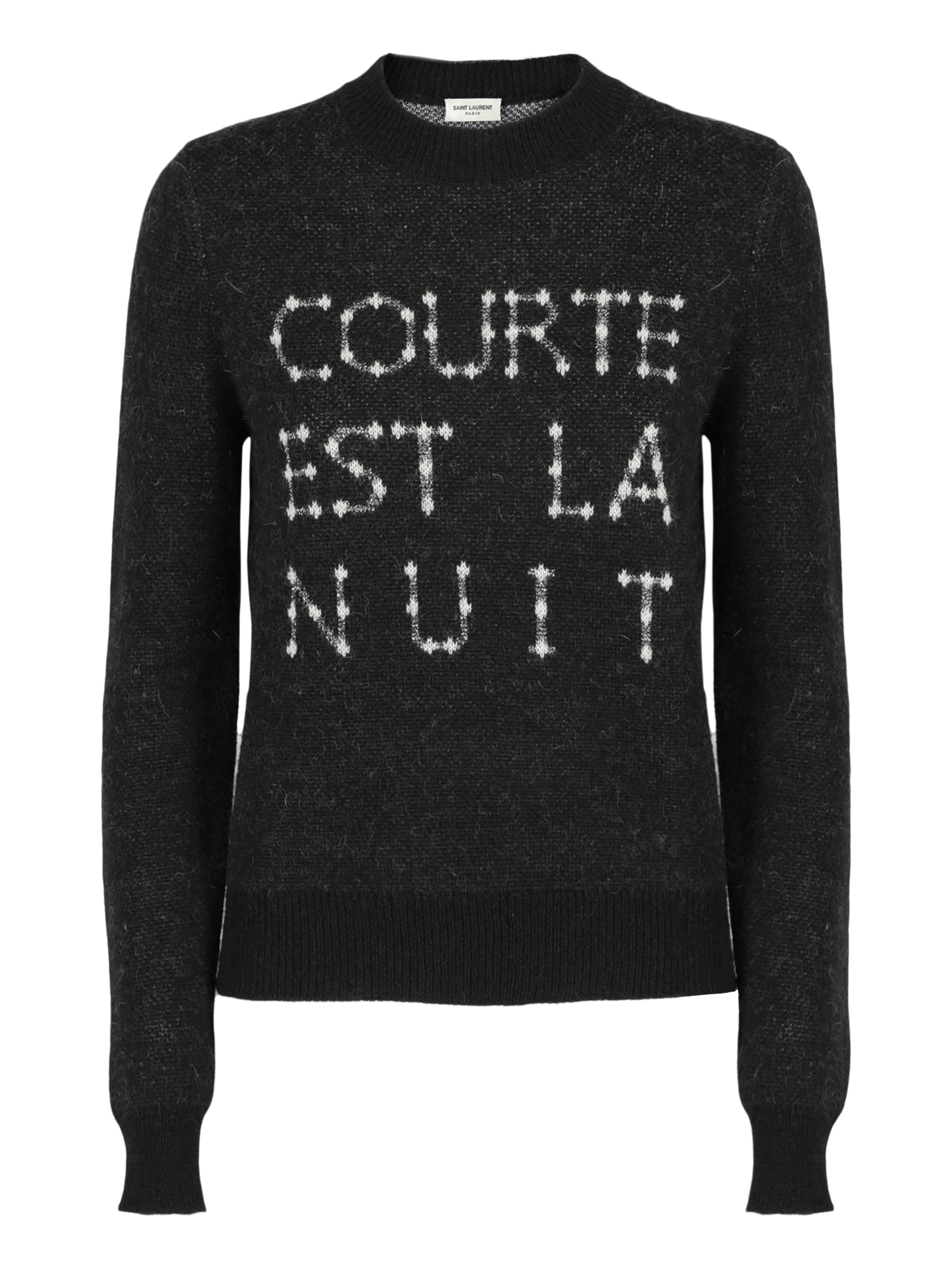 Pre-owned Saint Laurent Women's Knitwear & Sweatshirts -  - In Anthracite Wool