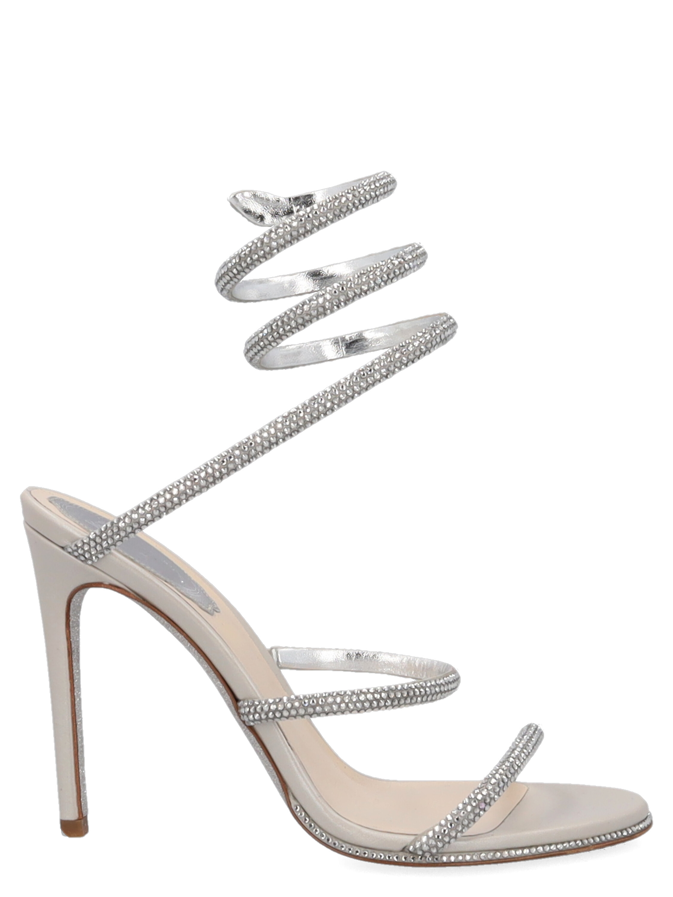 Pre-owned René Caovilla Women's Sandals - Rene Caovilla - In Silver It 36