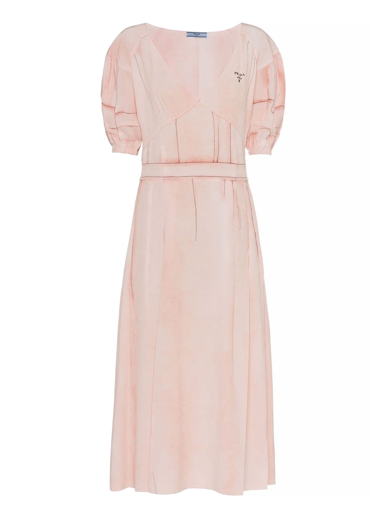 Prada Femme Robes Pink Silk