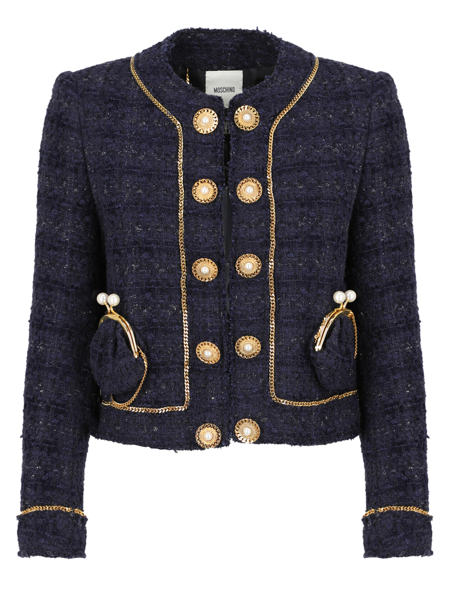 Moschino Femme Vestes Navy Wool