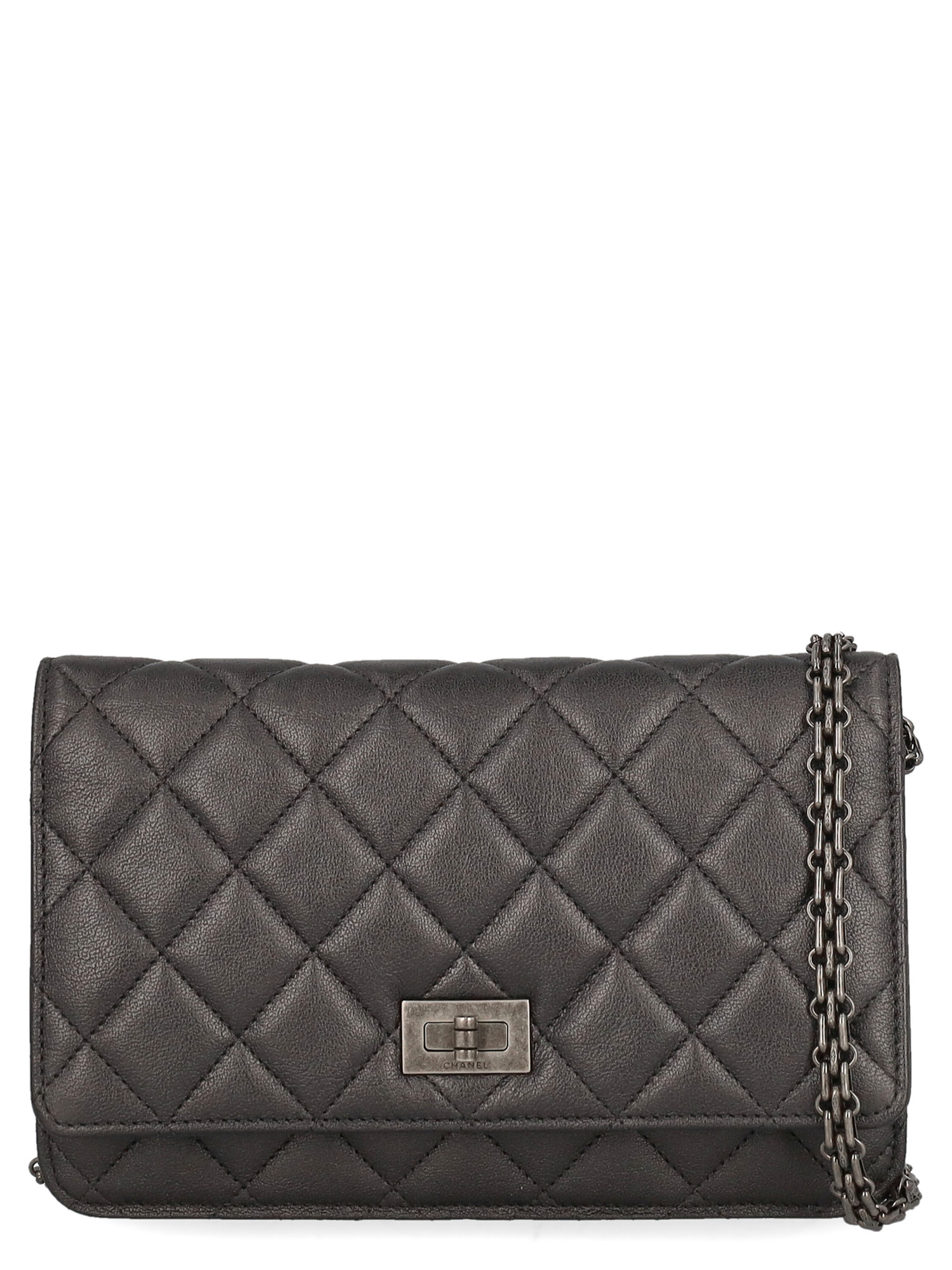 Condition: New With Tag, Solid Color Leather, Color: Anthracite -  -  -