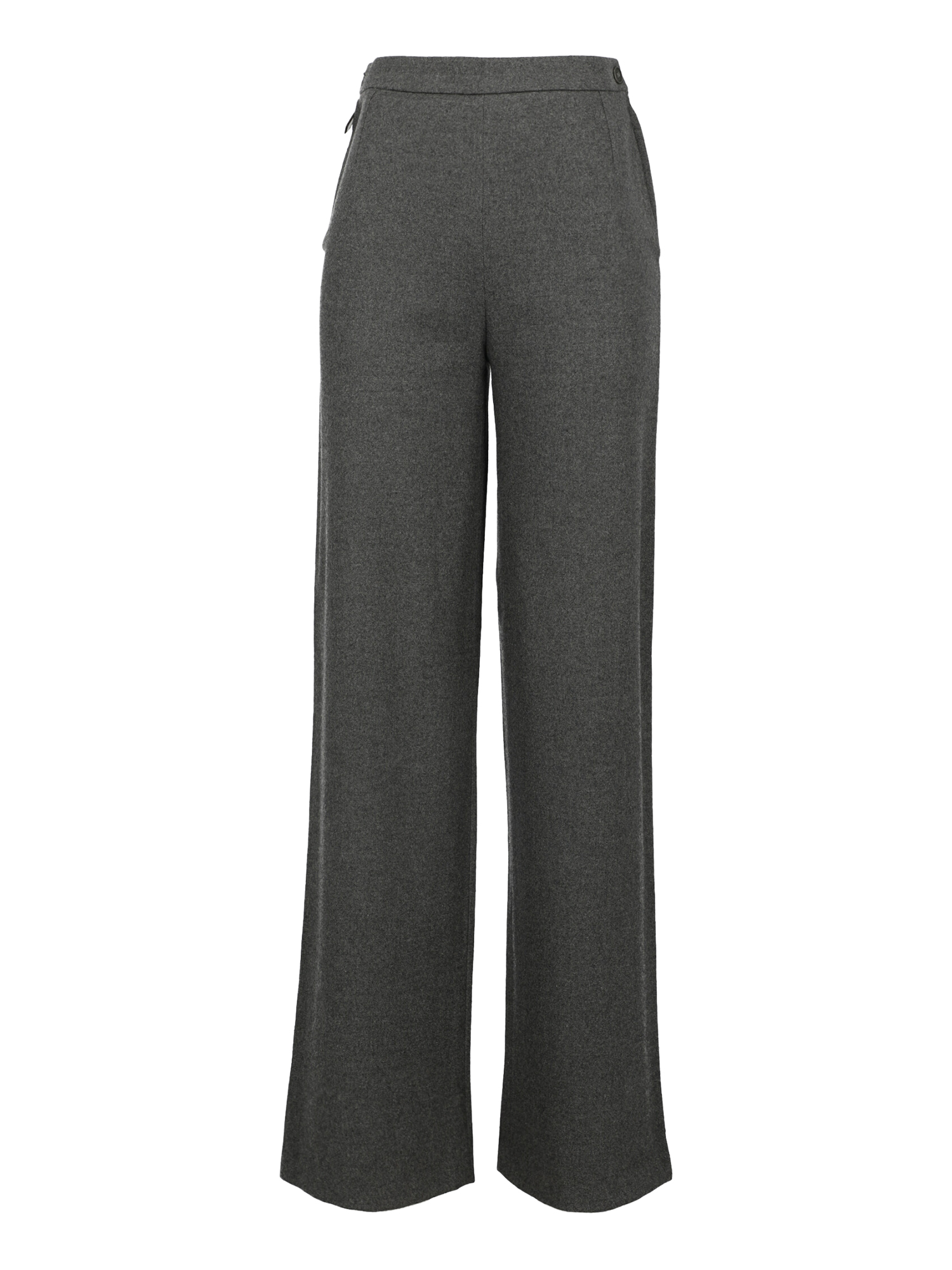 Hermes Femme Pantalons Grey Wool