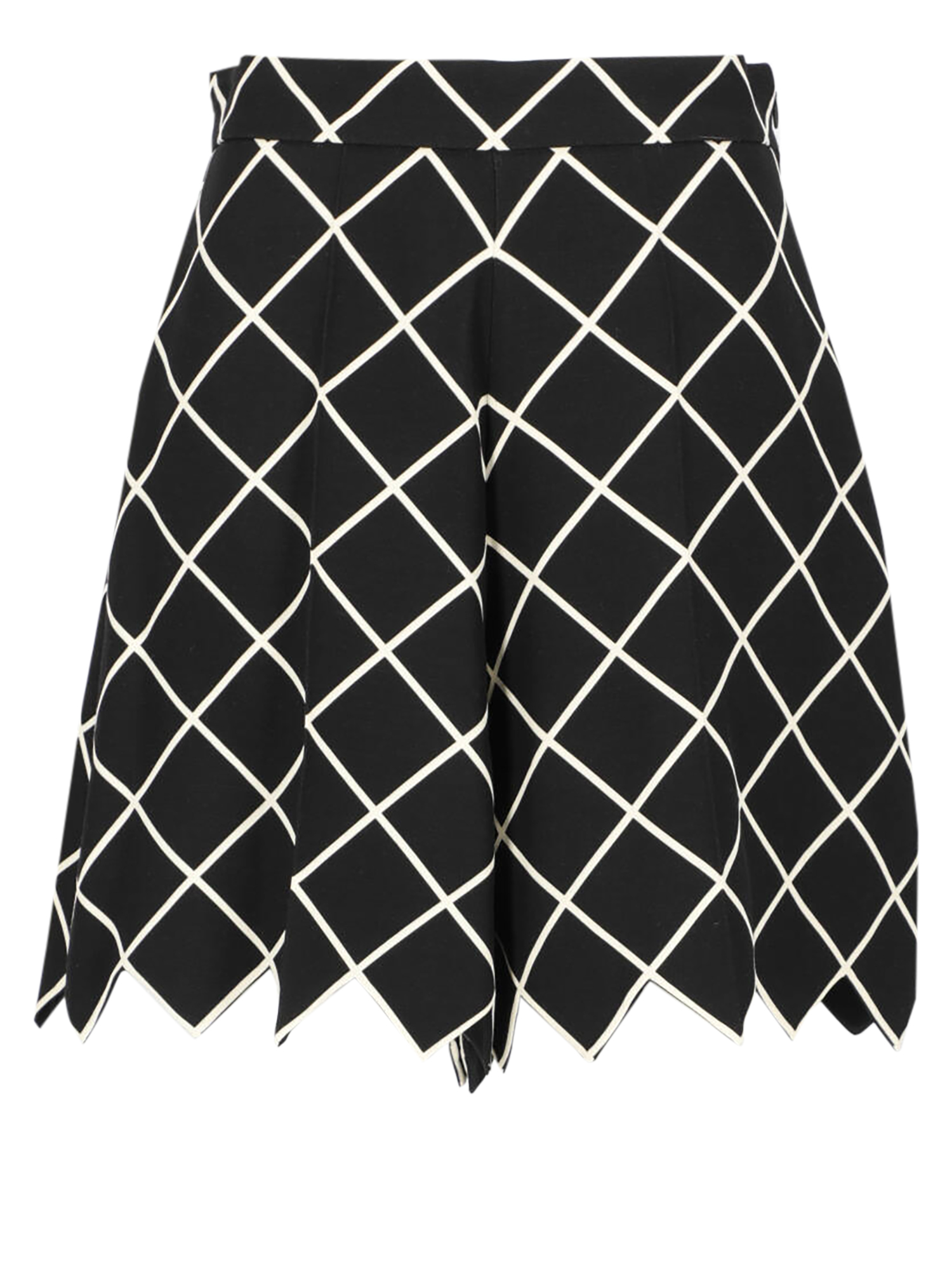 Condition: Excellent, Geometric Pattern Fabric, Color: Black, White - S - US 4 -