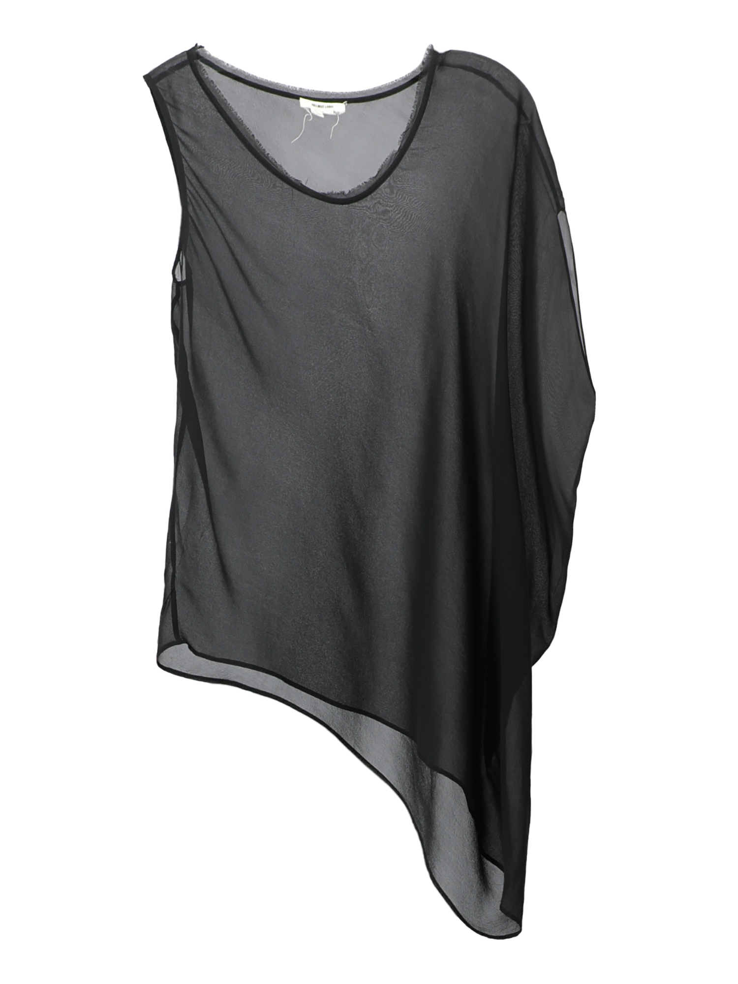 Helmut Lang Femme T-shirts et tops Black Fabric