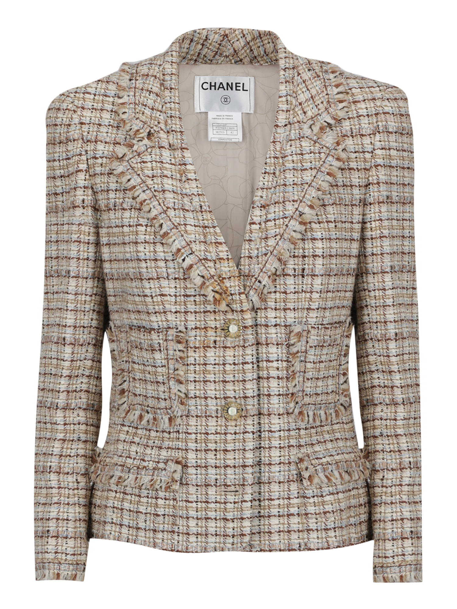 Pre-owned Chanel Women's Jackets -  - In Beige Wool