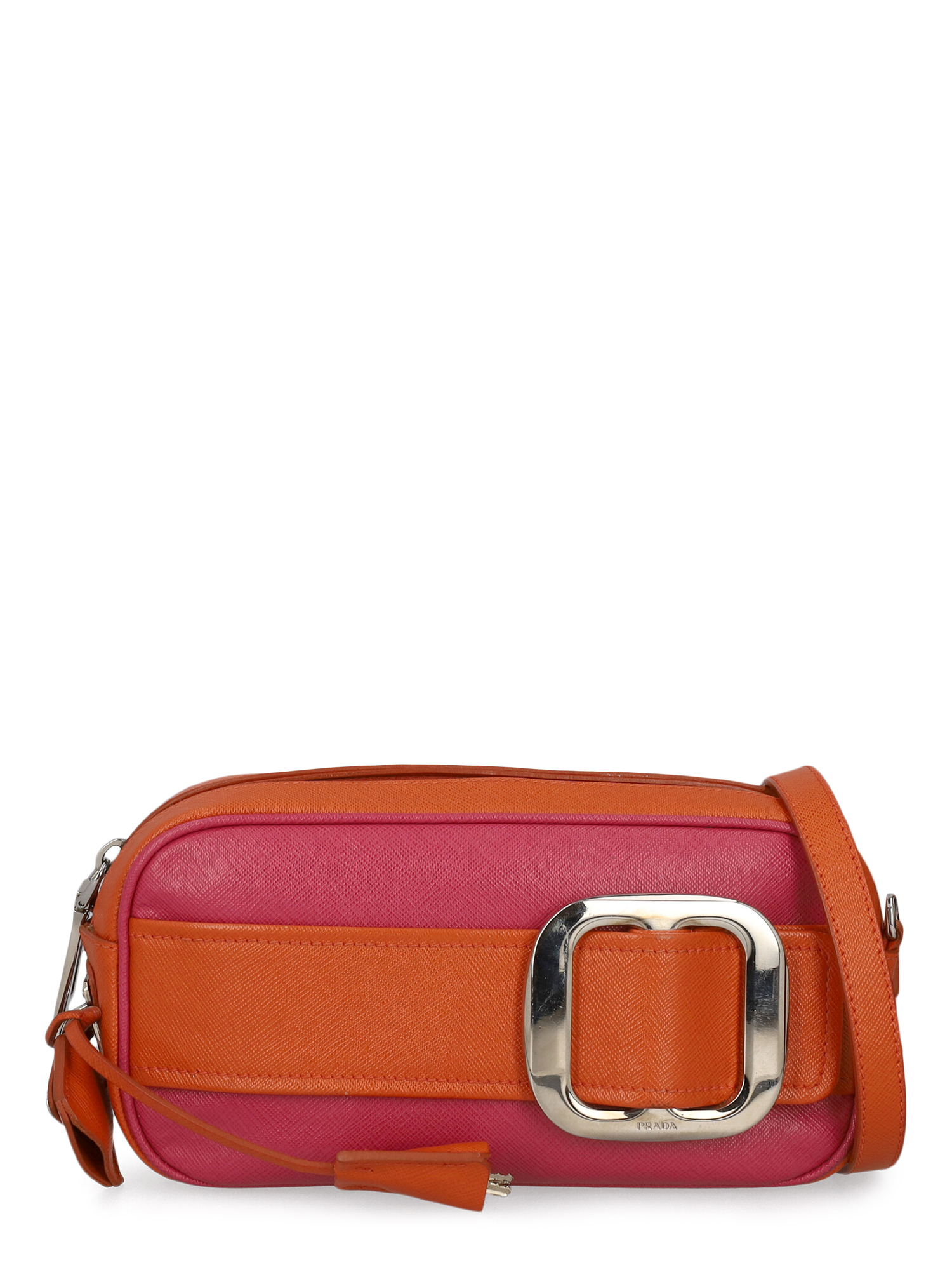 Condition: Good, Solid Color Leather, Color: Orange, Pink -  -  -