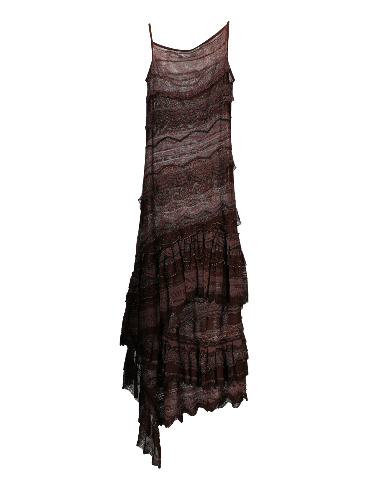 Missoni Femme Robes Brown Synthetic Fibers