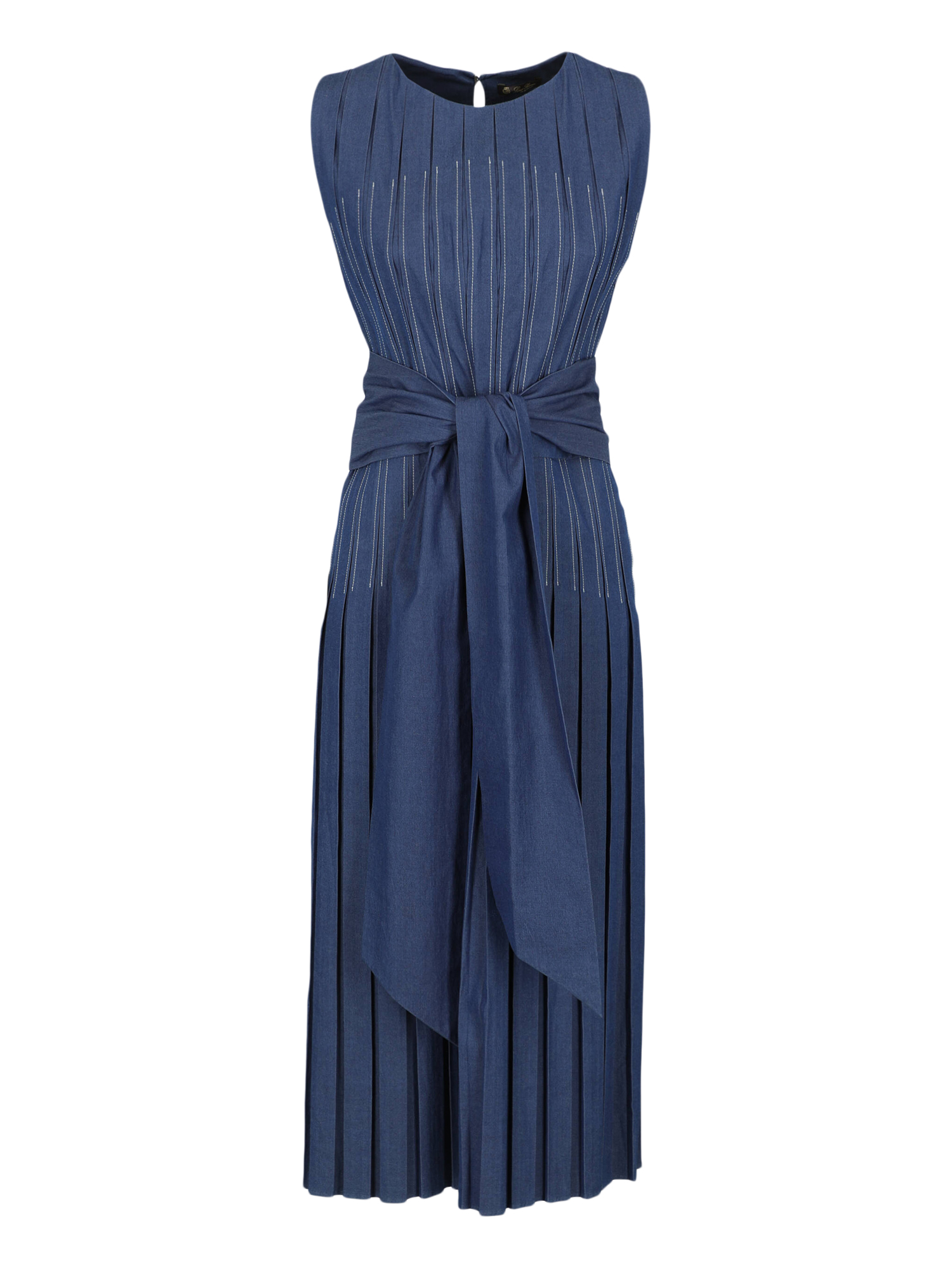 Pre-owned Loro Piana Dresses In Navy