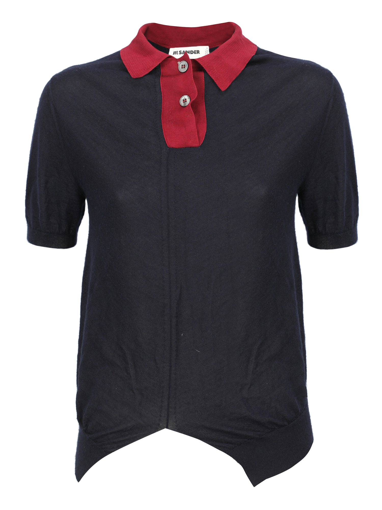 Jil Sander Femme T-shirts et tops Navy, Red Wool