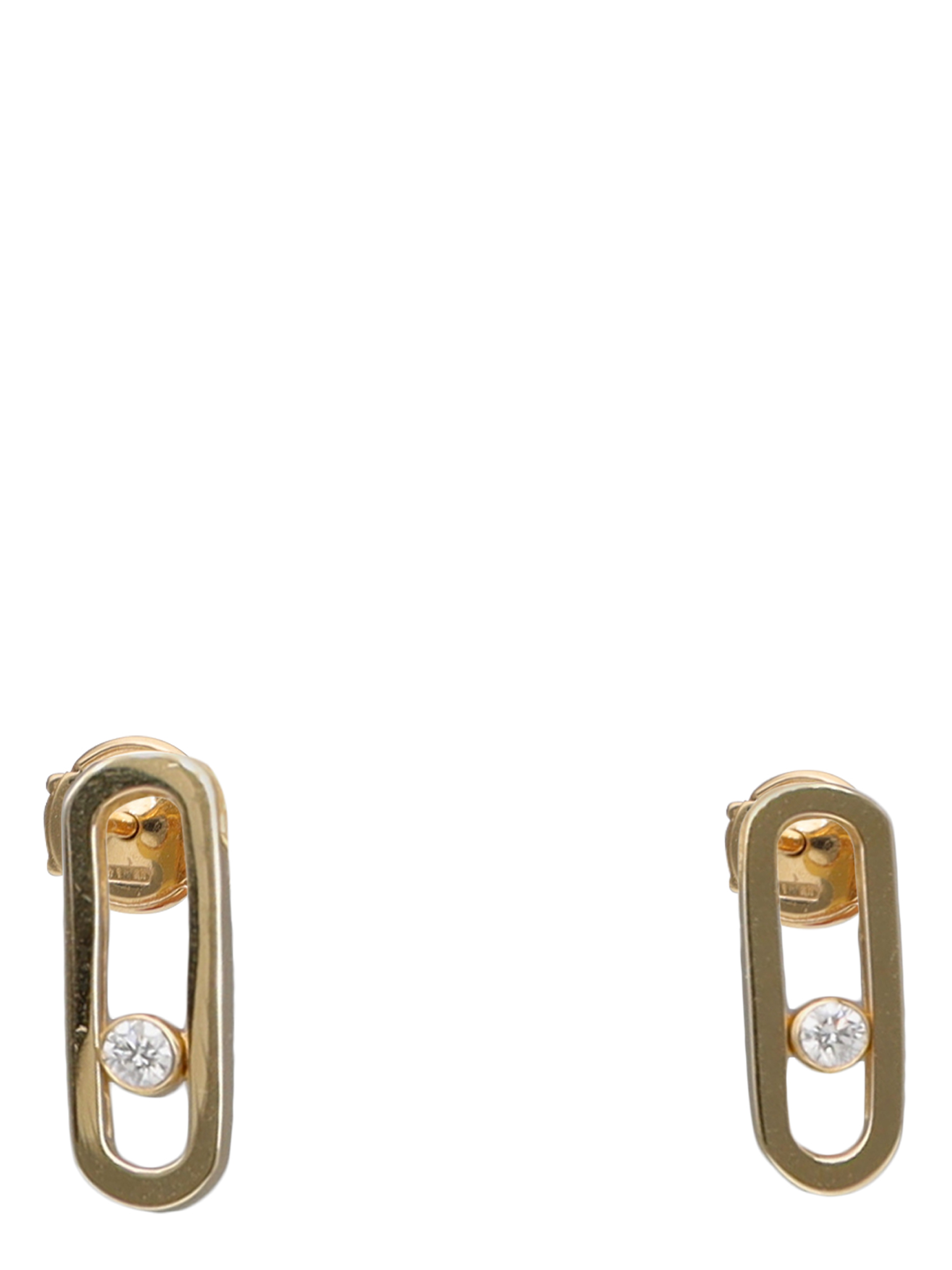Pre-owned Messika Earrings In Gold, Yellow