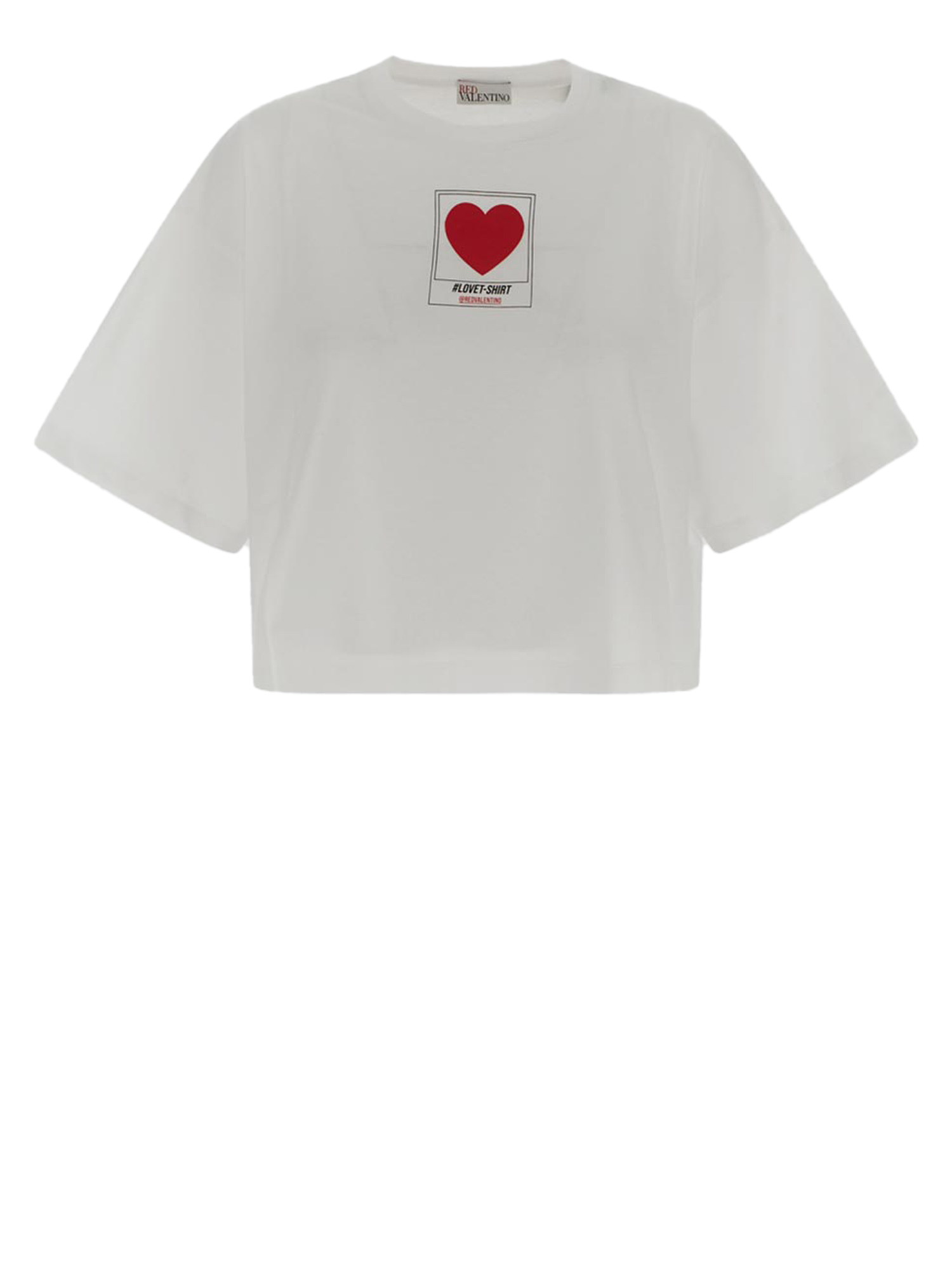 Women's T-shirts And Top - Red Valentino - In White Cotton
