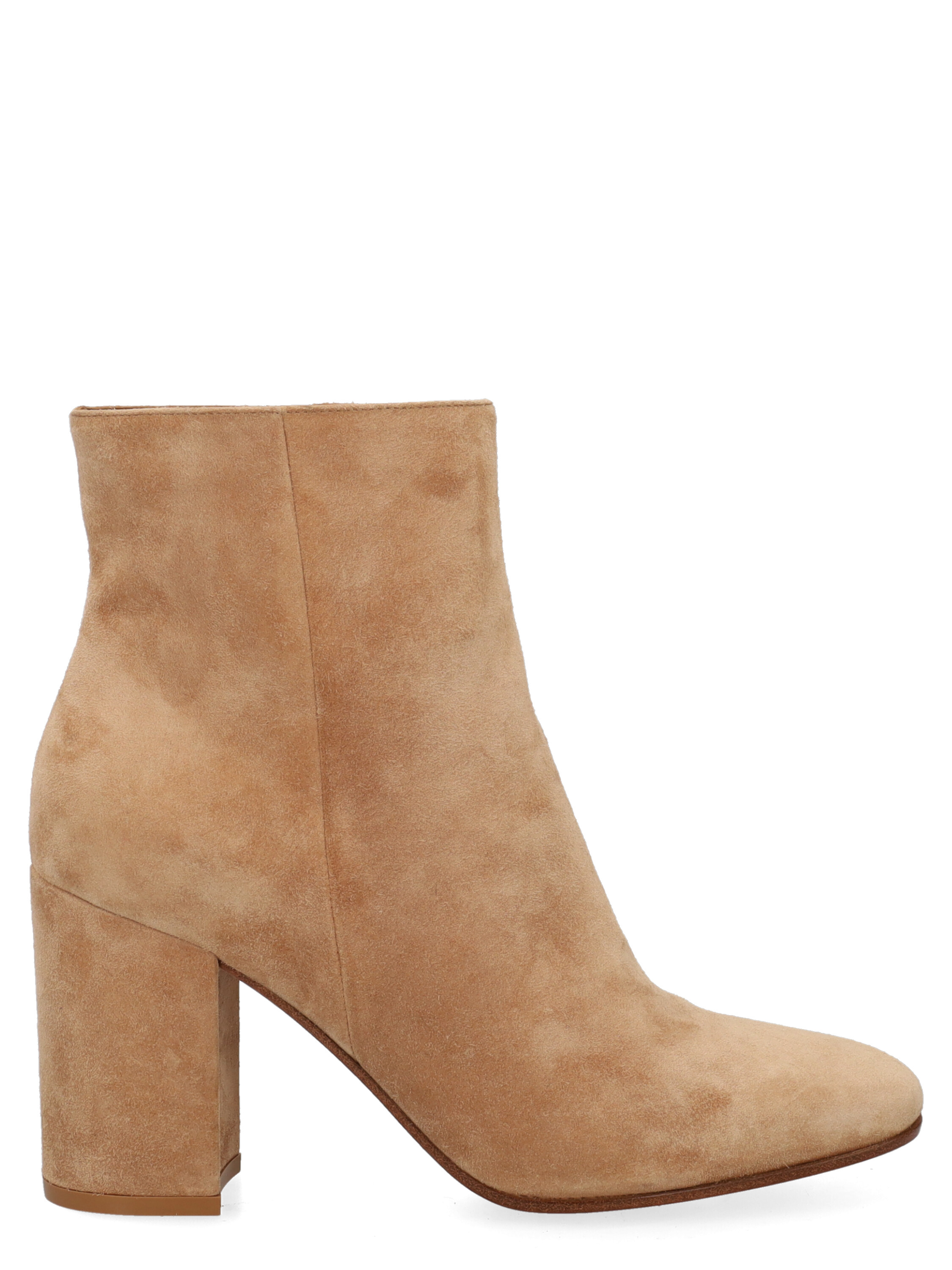 Pre-owned Gianvito Rossi Ankle Boots In Beige