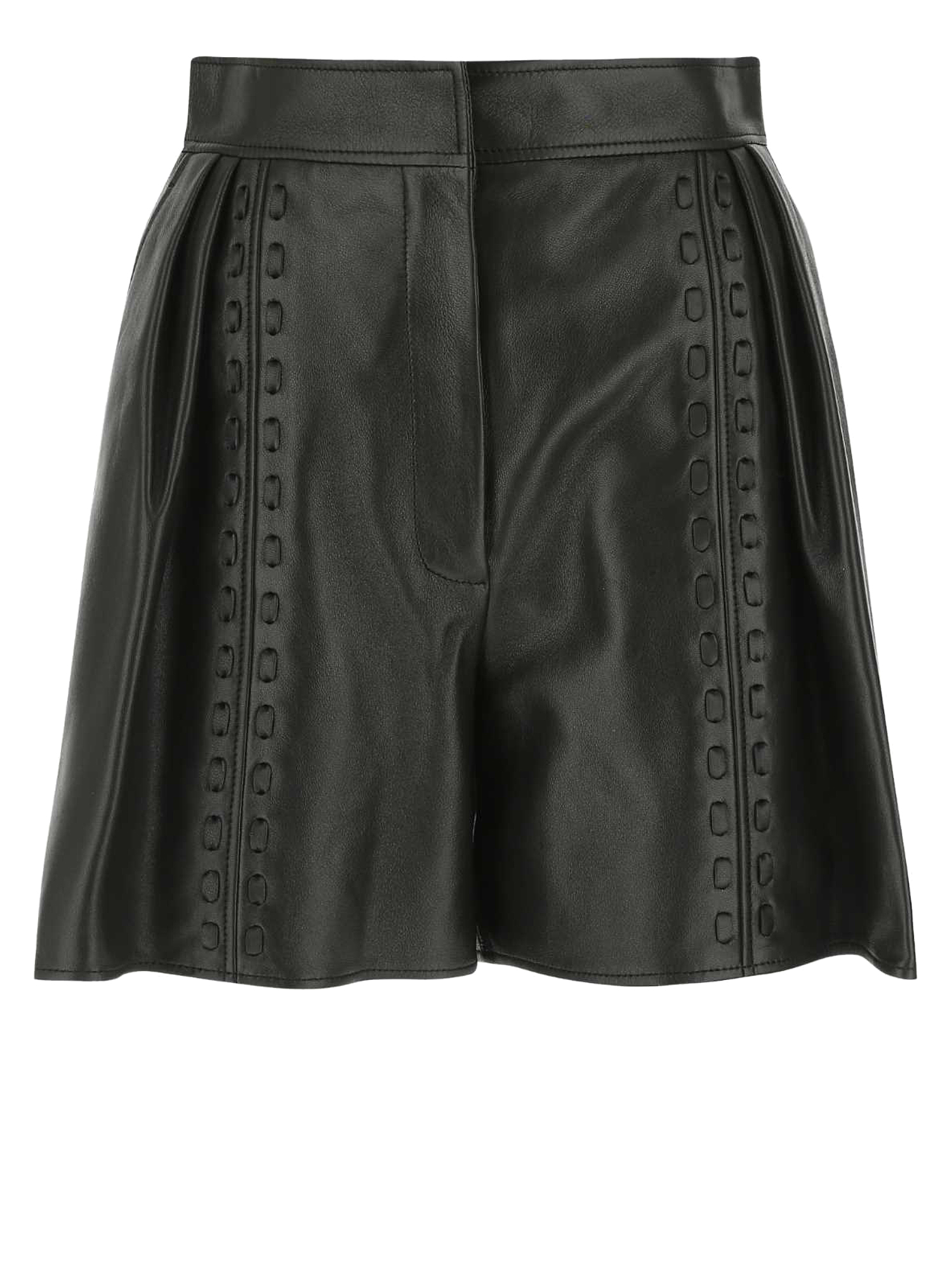 Pantalons Pour Femme - Alexander Mcqueen - En Leather Black - Taille:  -