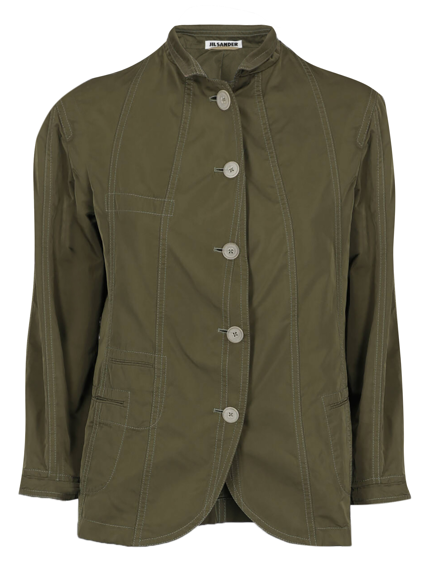 Jil Sander - Condition: good, solid color synthetic fibers, color: green - m -  -