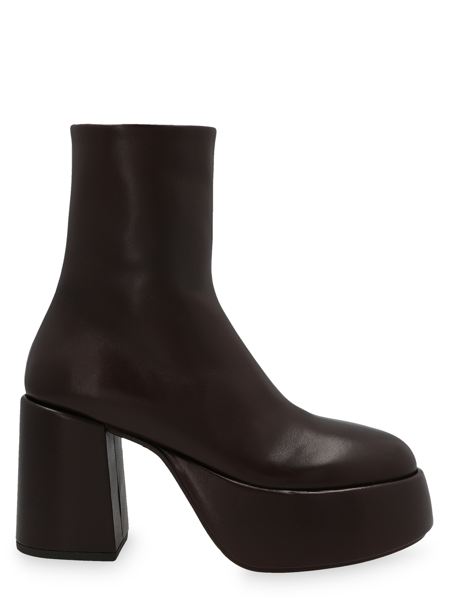 MARSÈLL WOMEN'S ANKLE BOOTS - MARSELL - IN BROWN LEATHER