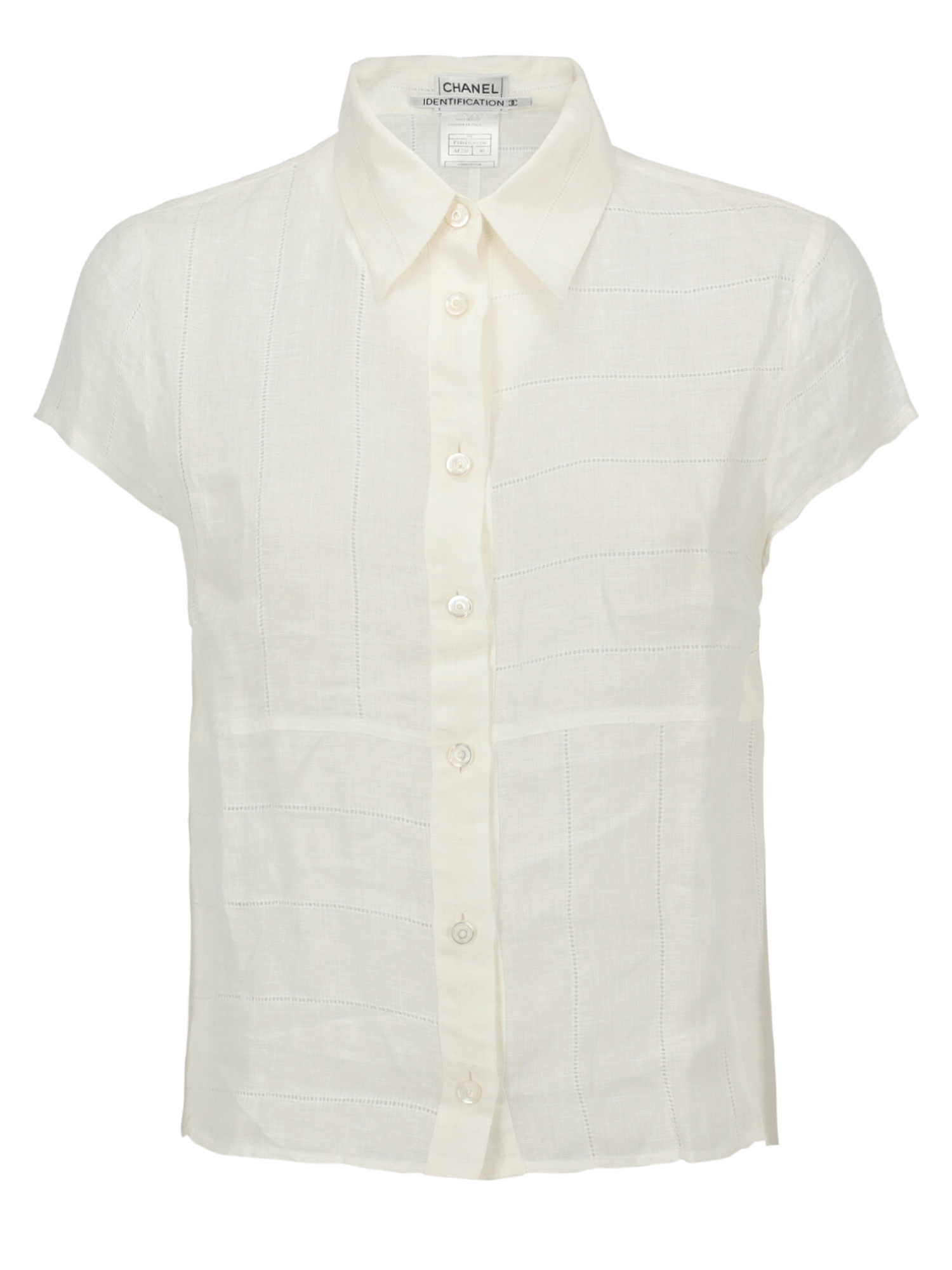 Chanel Femme Chemises White Eco-Friendly Fabric