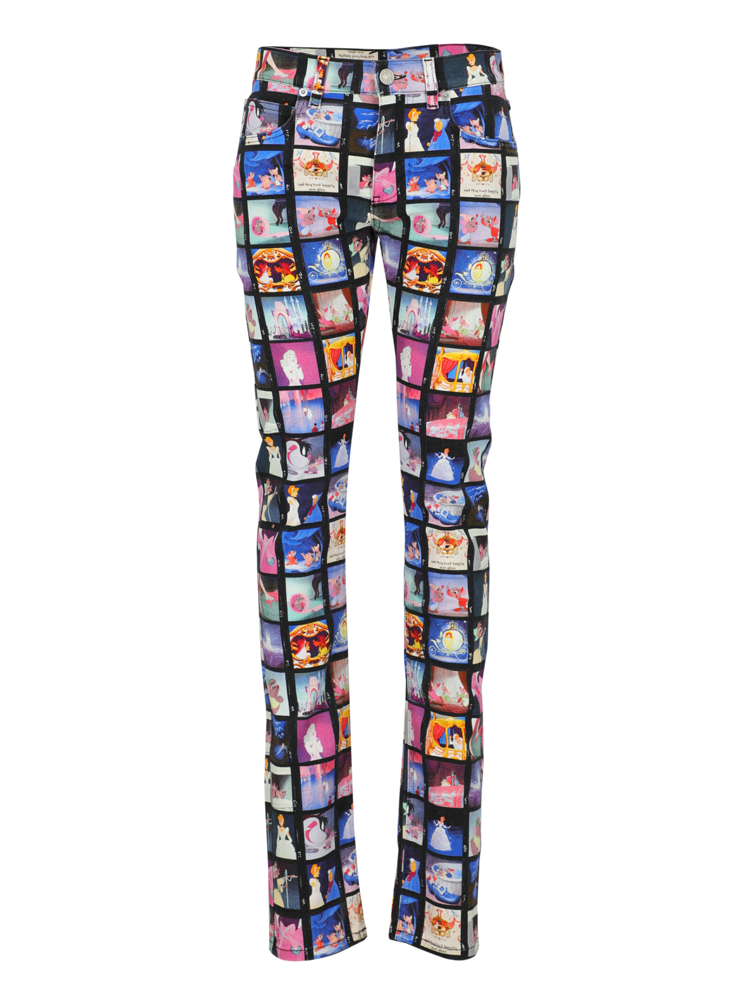 Versace Femme Pantalons Multicolor Cotton