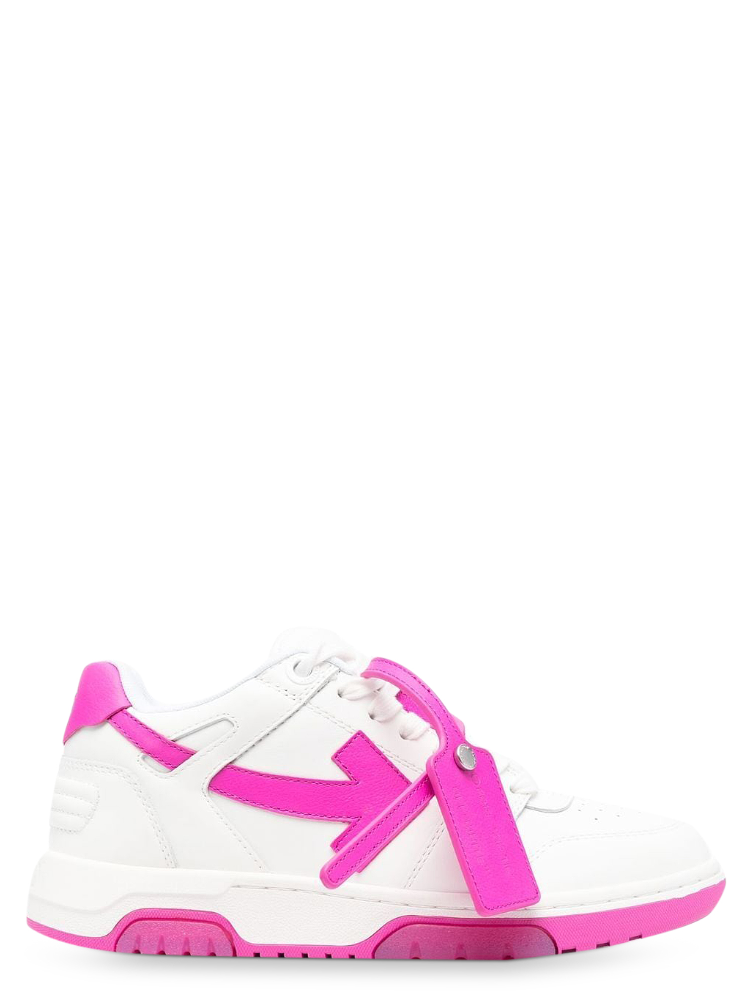 OFF-WHITE WOMEN'S SNEAKERS - OFF-WHITE - IN PINK LEATHER
