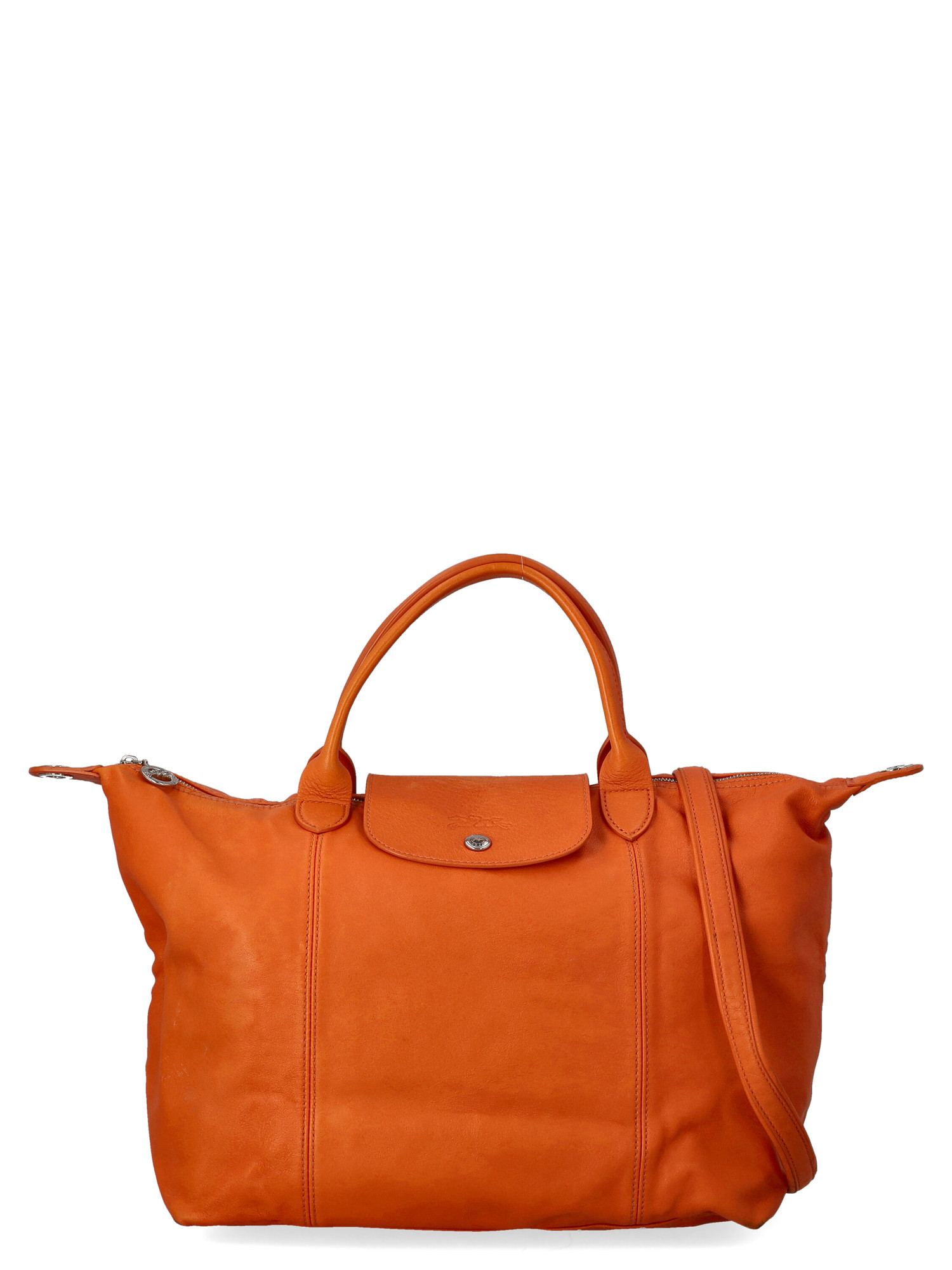 Longchamp Femme Sacs à main Orange Leather