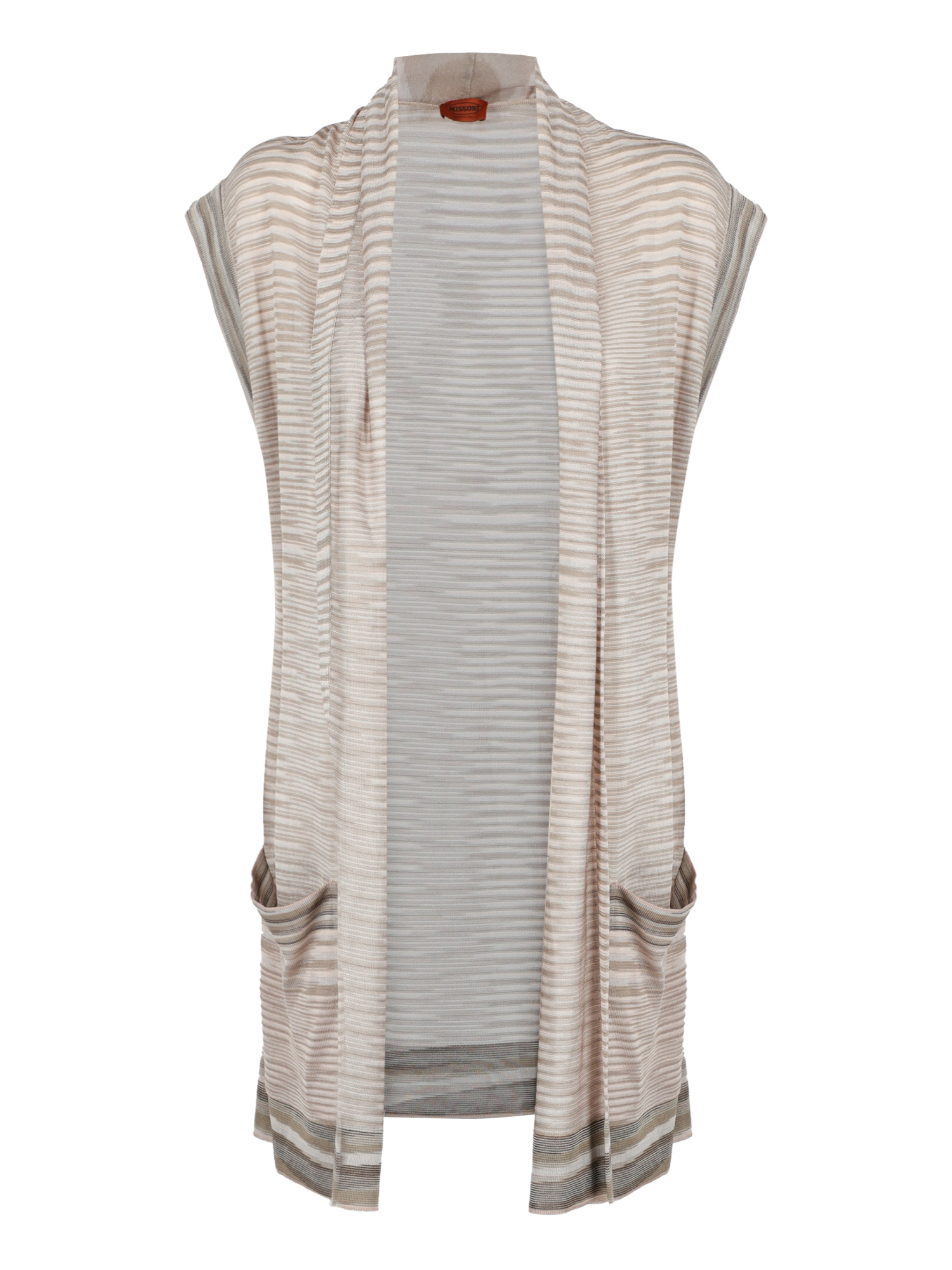 Missoni - Condition: very good, striped synthetic fibers, color: grey, pink - xs - it 38 -