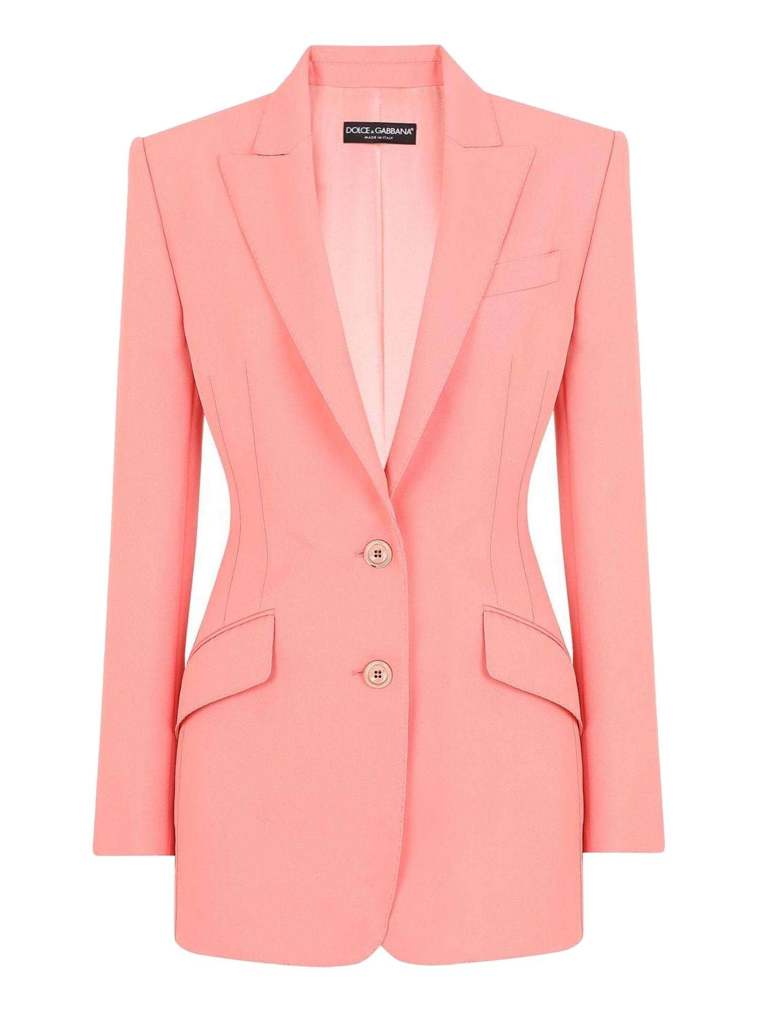 Dolce & Gabbana Femme Vestes Pink Synthetic Fibers