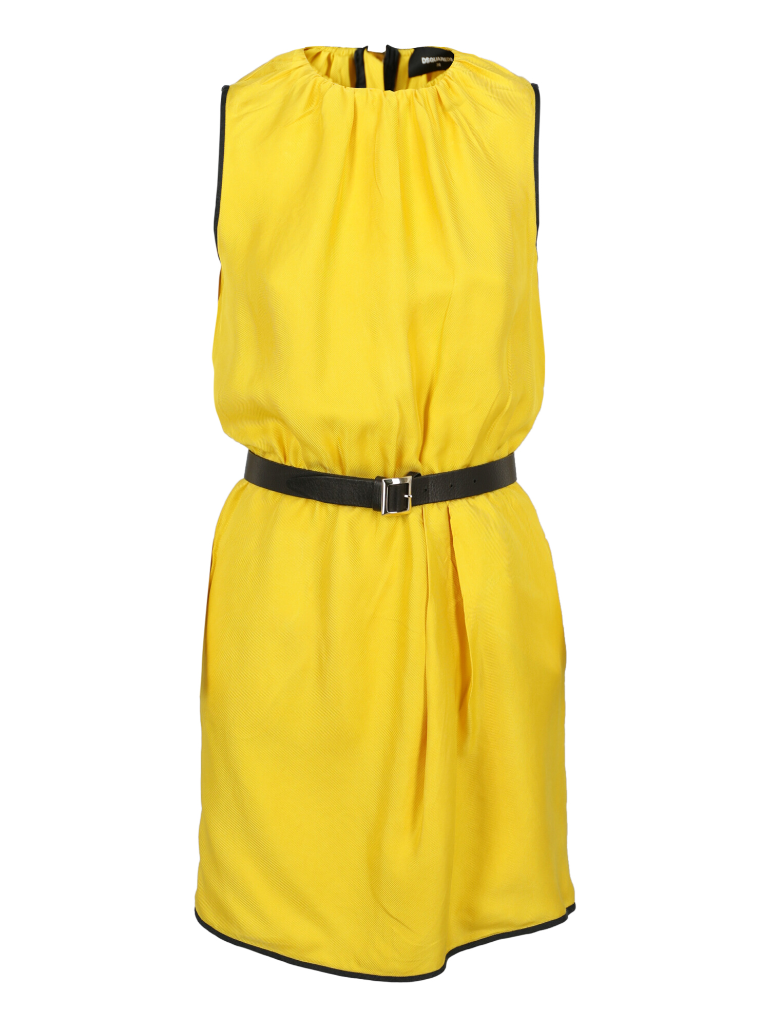 Dsquared2 Femme Robes Black, Yellow Synthetic Fibers