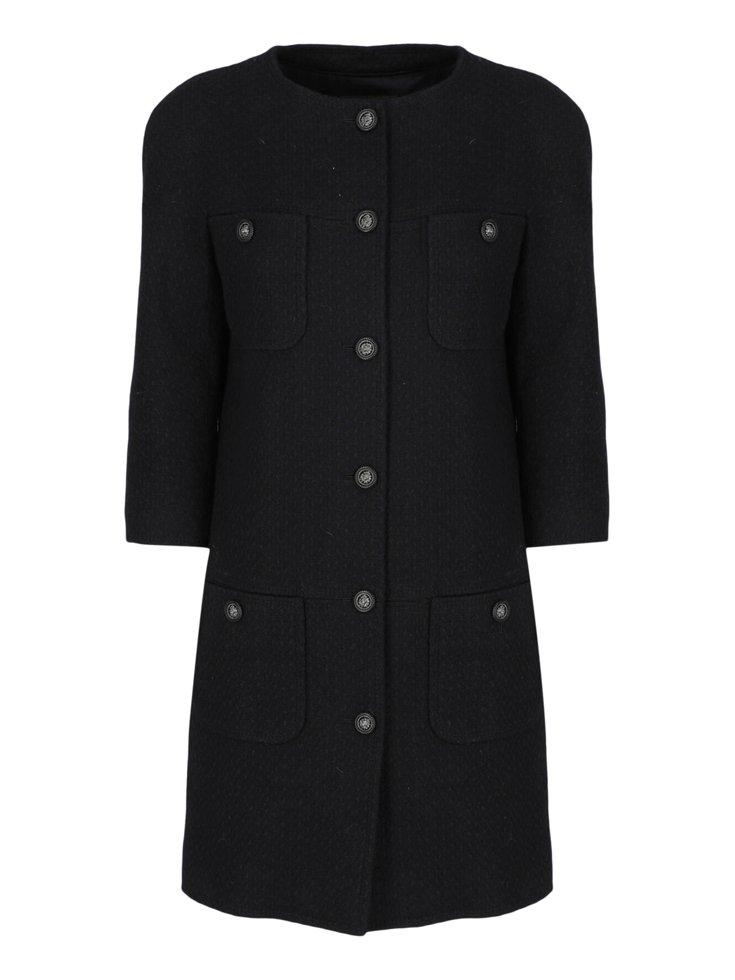 Pre-owned Chanel Women's Jackets -  - In Navy Wool