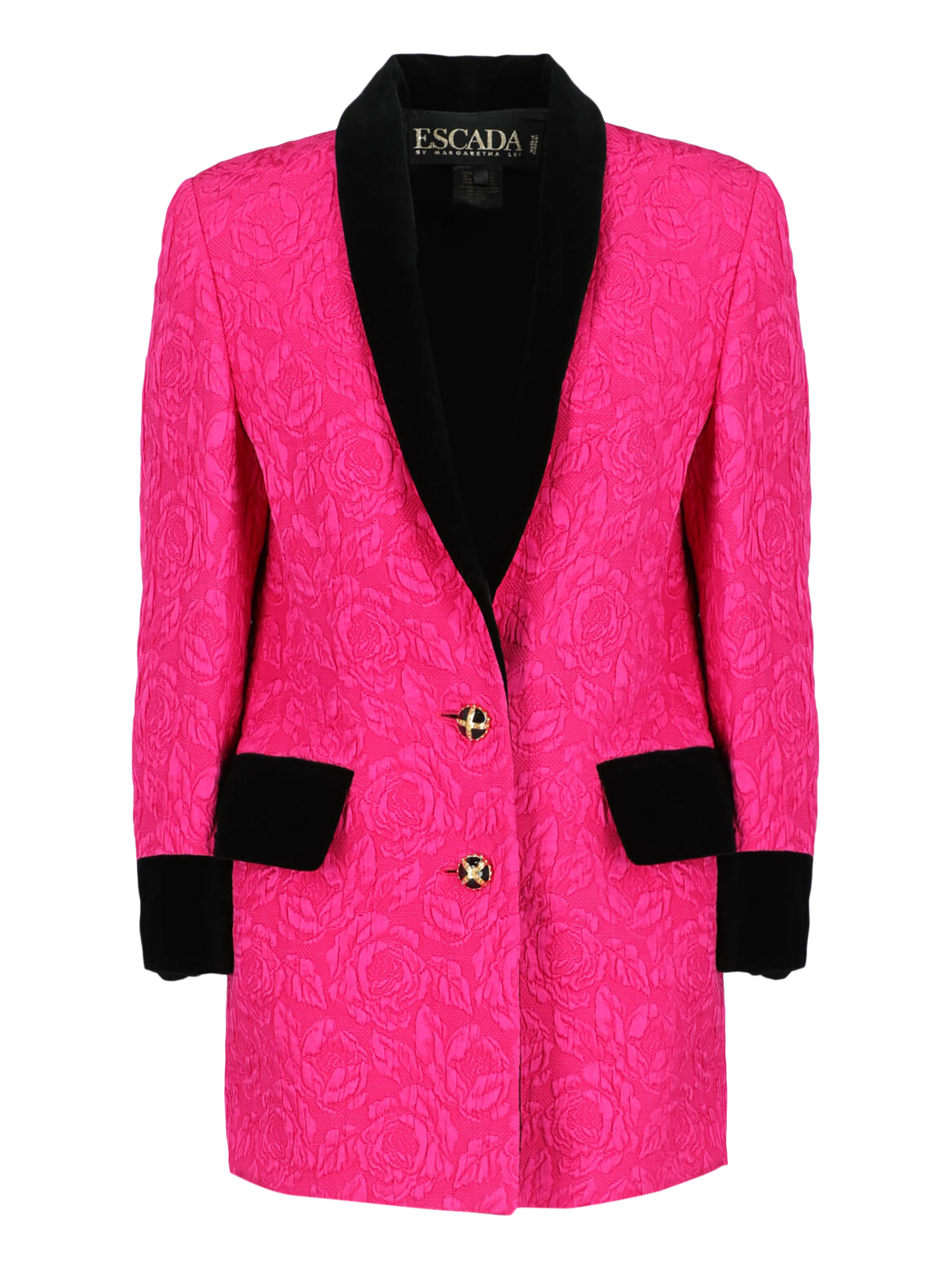 Condition: Very Good, Solid Color Wool, Color: Black, Pink - M - FR 38 -