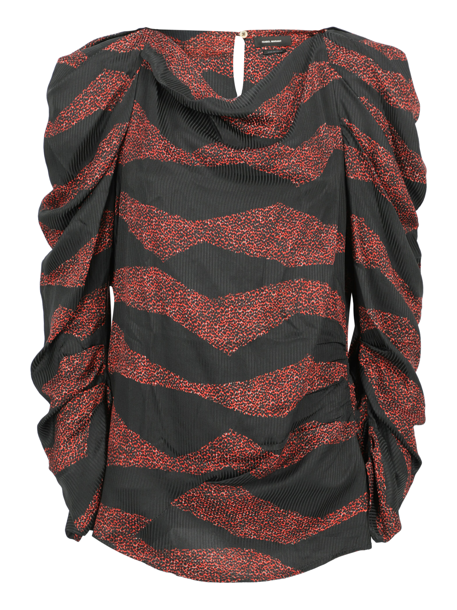Isabel Marant Femme T-shirts et tops Black, Red Synthetic Fibers