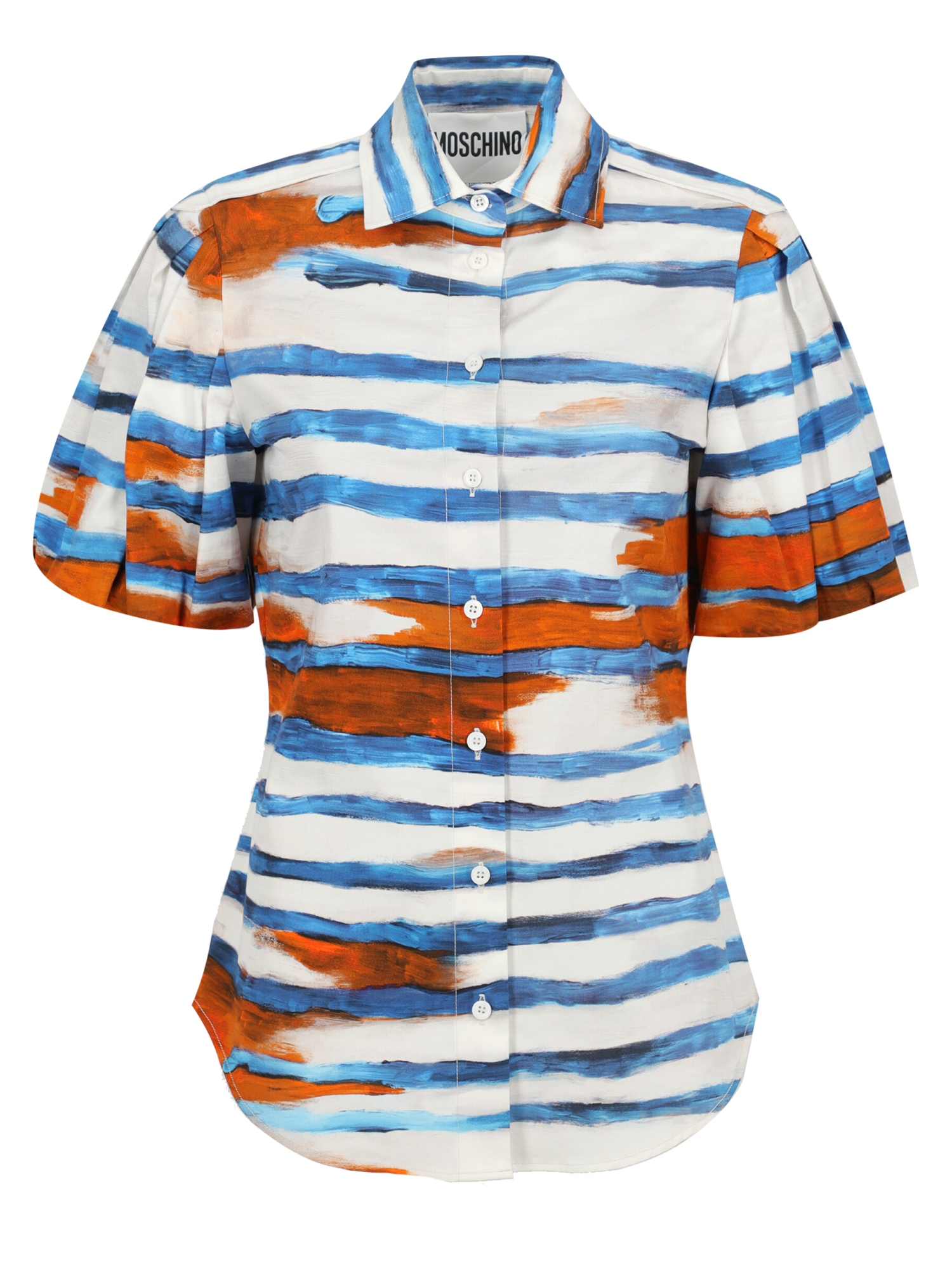 Moschino Femme Chemises Blue, Orange, White Cotton