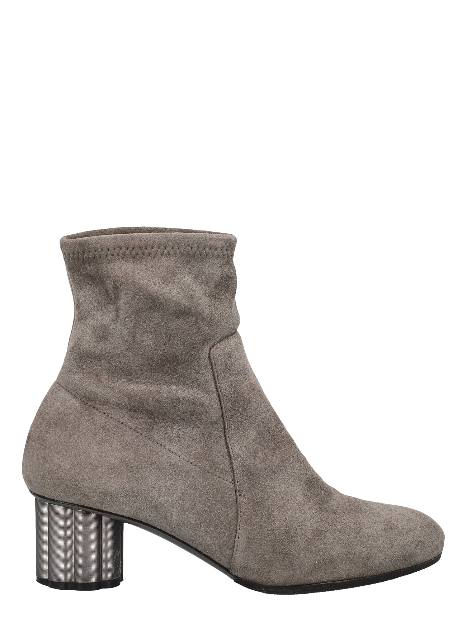 Pre-owned Ferragamo Ankle Boots In Grey