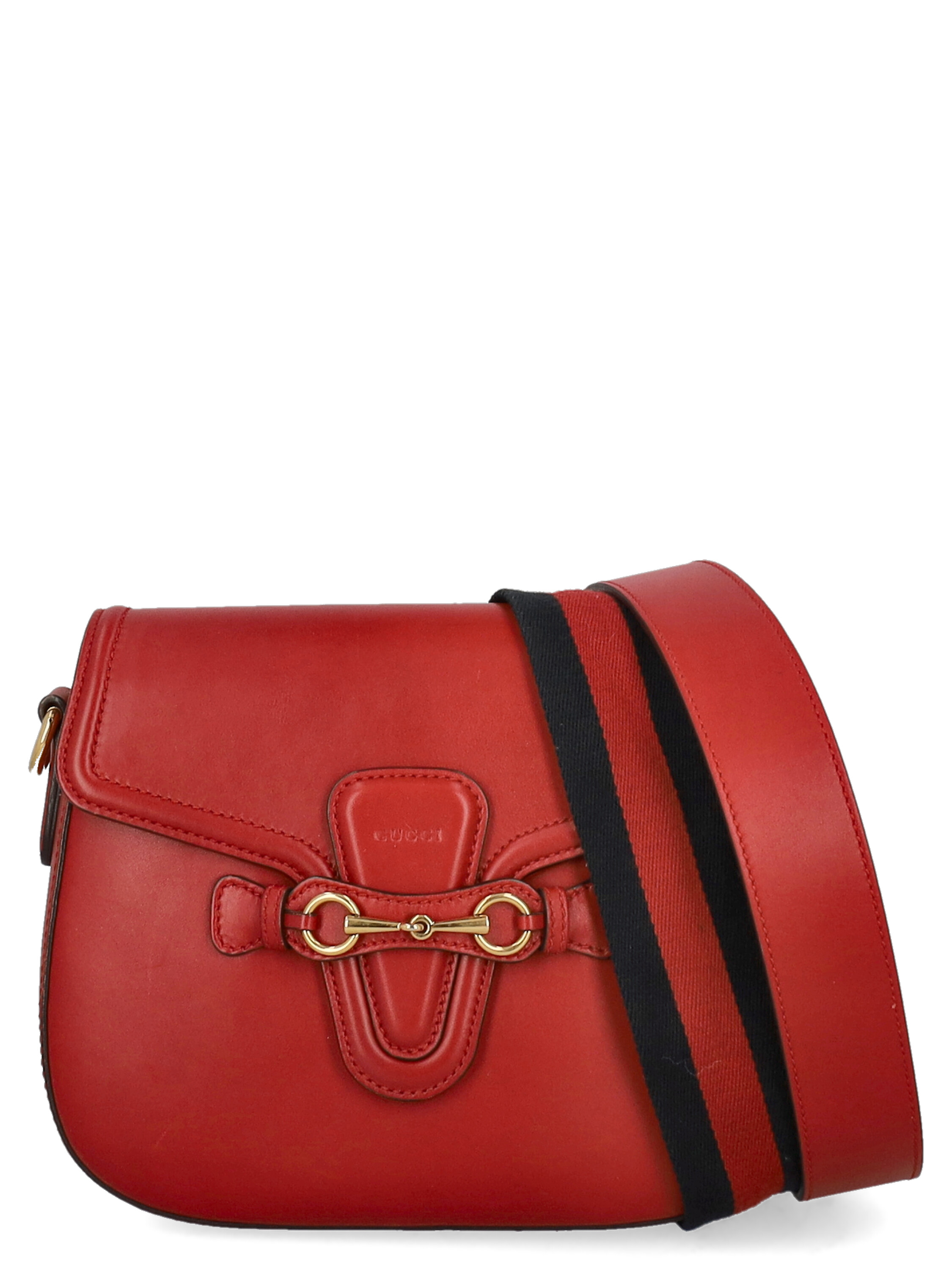 Pre-owned Gucci Women's Shoulder Bags -  - In Red Leather