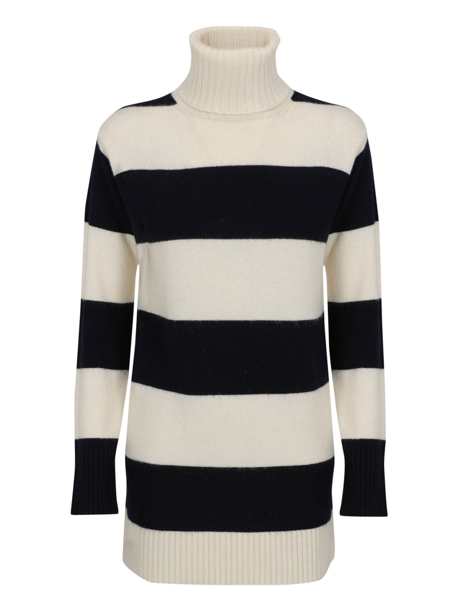 Condition: Very Good, Striped Wool, Color: Navy, White - S -  -