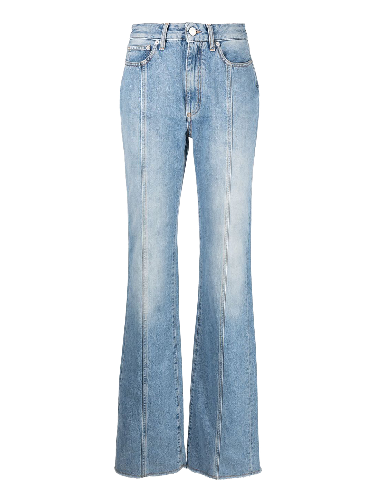 Jeans Pour Femme - Alessandra Rich - En Cotton Blue - Taille:  -