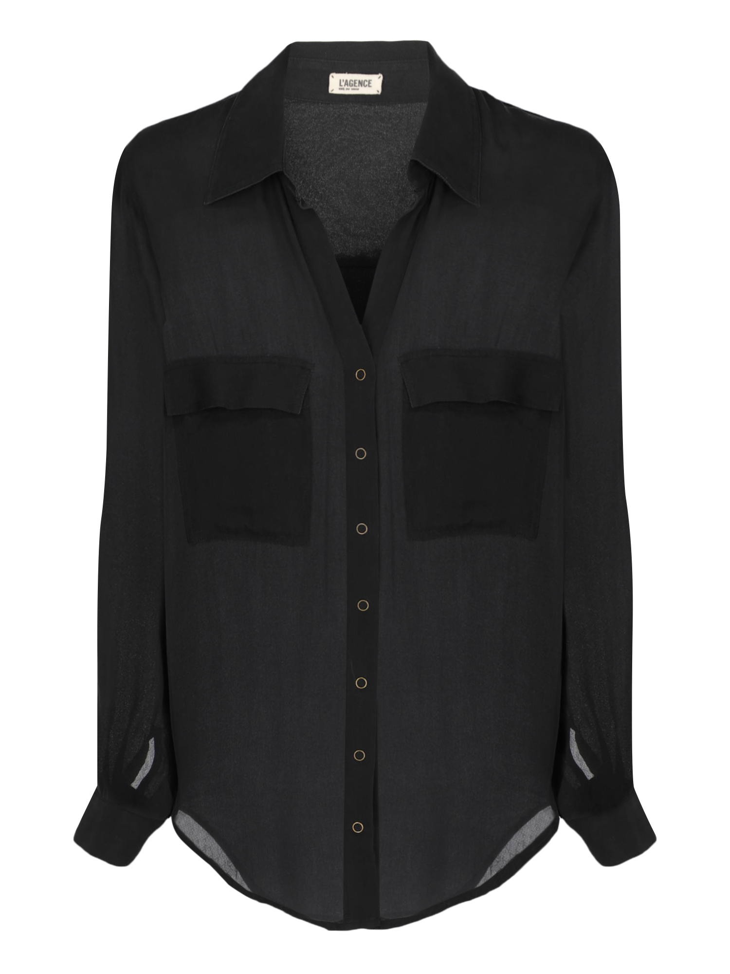 Pre-owned L Agence Shirts In Black