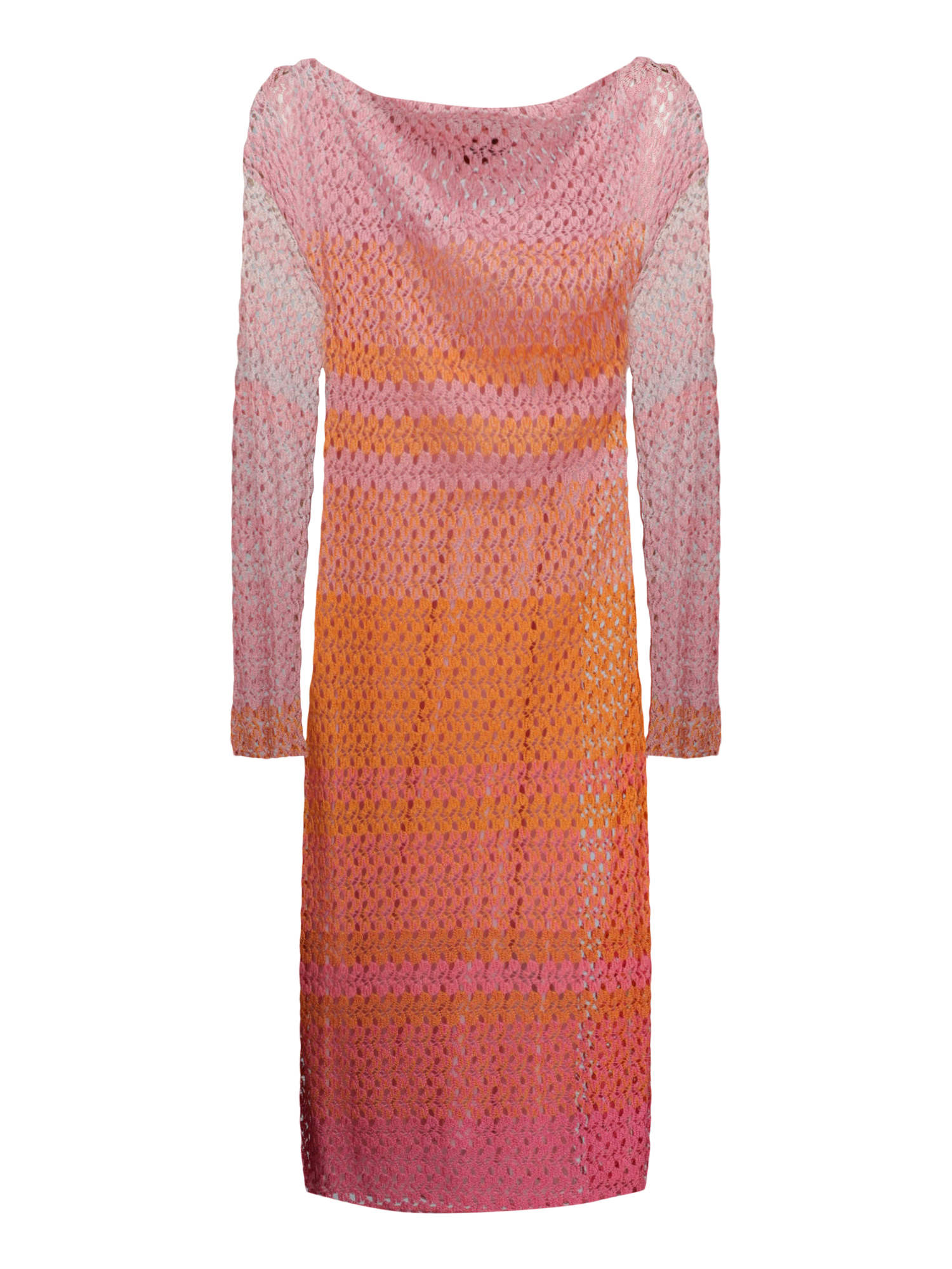 Pre-owned Missoni Women's Dresses -  - In Orange, Pink Xxl
